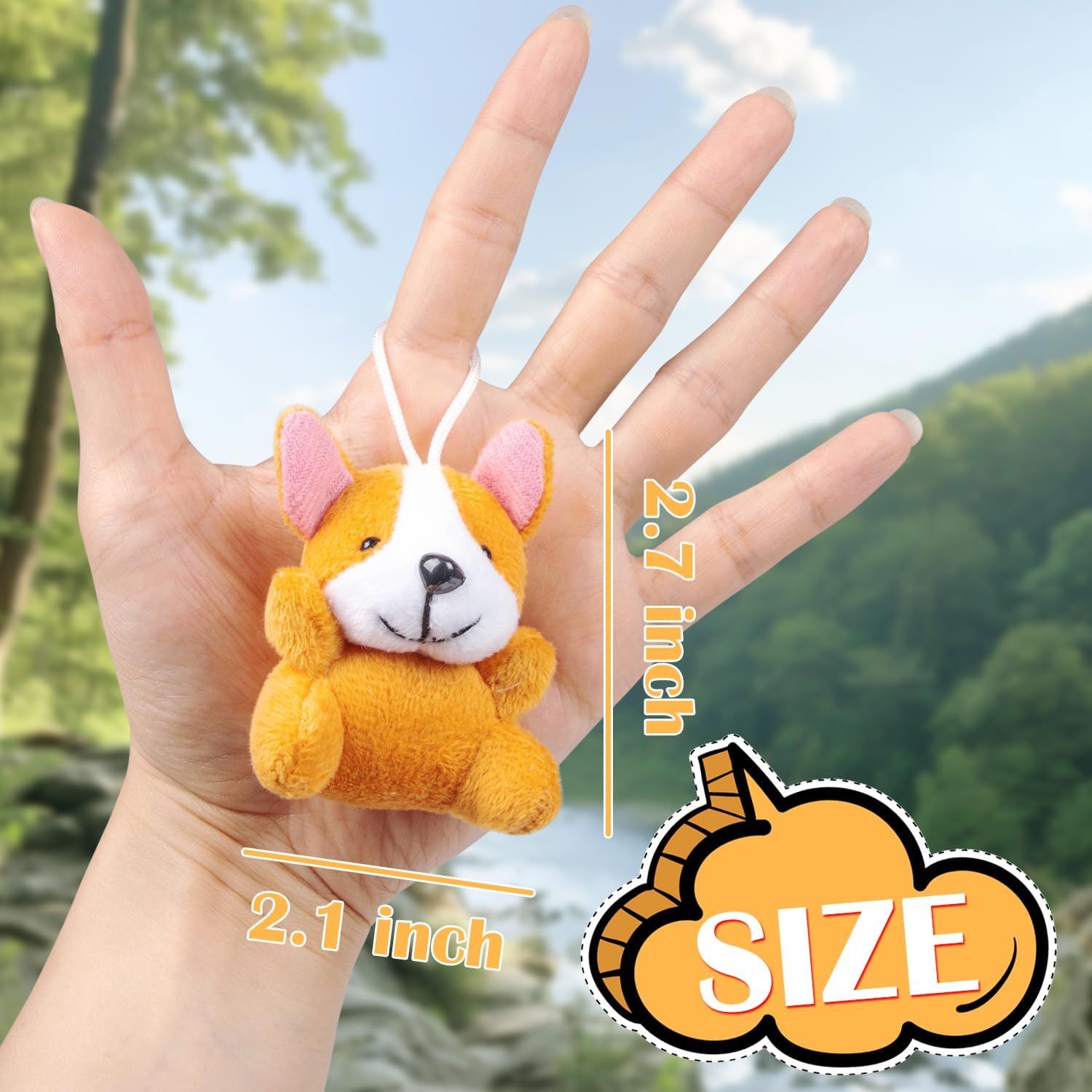 24 Pack Mini Stuffed Animals Bulk Party Favors