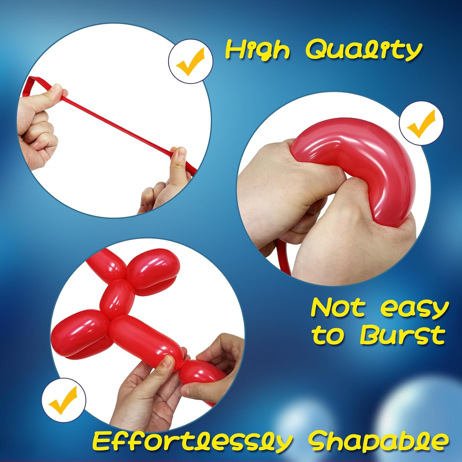 AJOYEGG Balloons Animal Kit with Pump for Kids