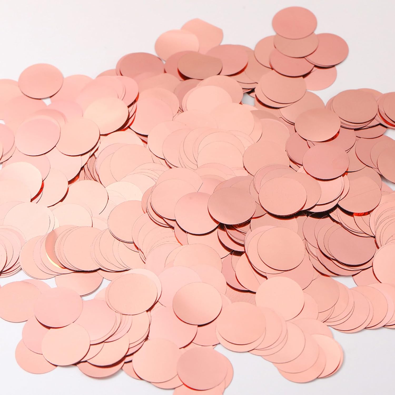 Rose Gold Confetti Balloons 25 Pcs for Party Decorations