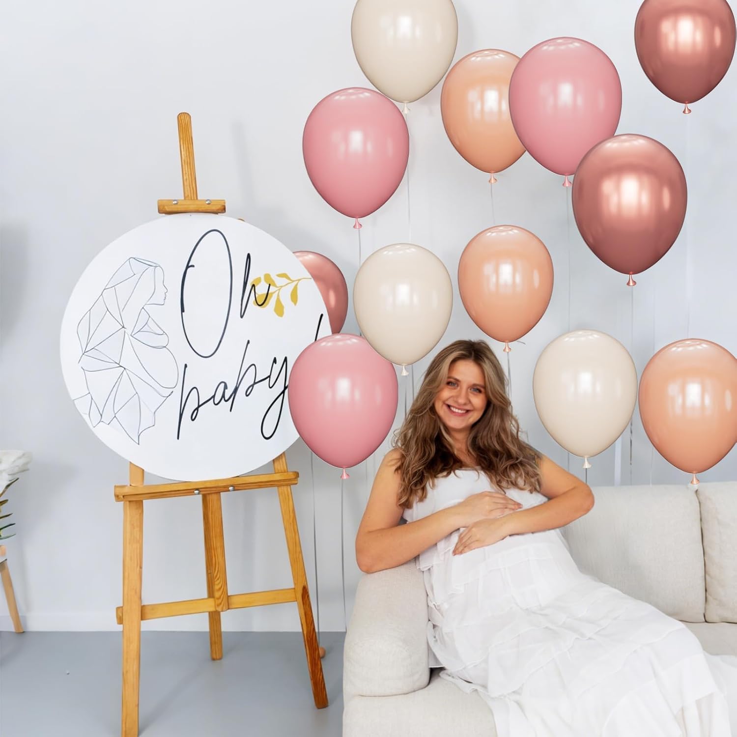 68 Pcs Retro Pink Balloons for Parties and Celebrations
