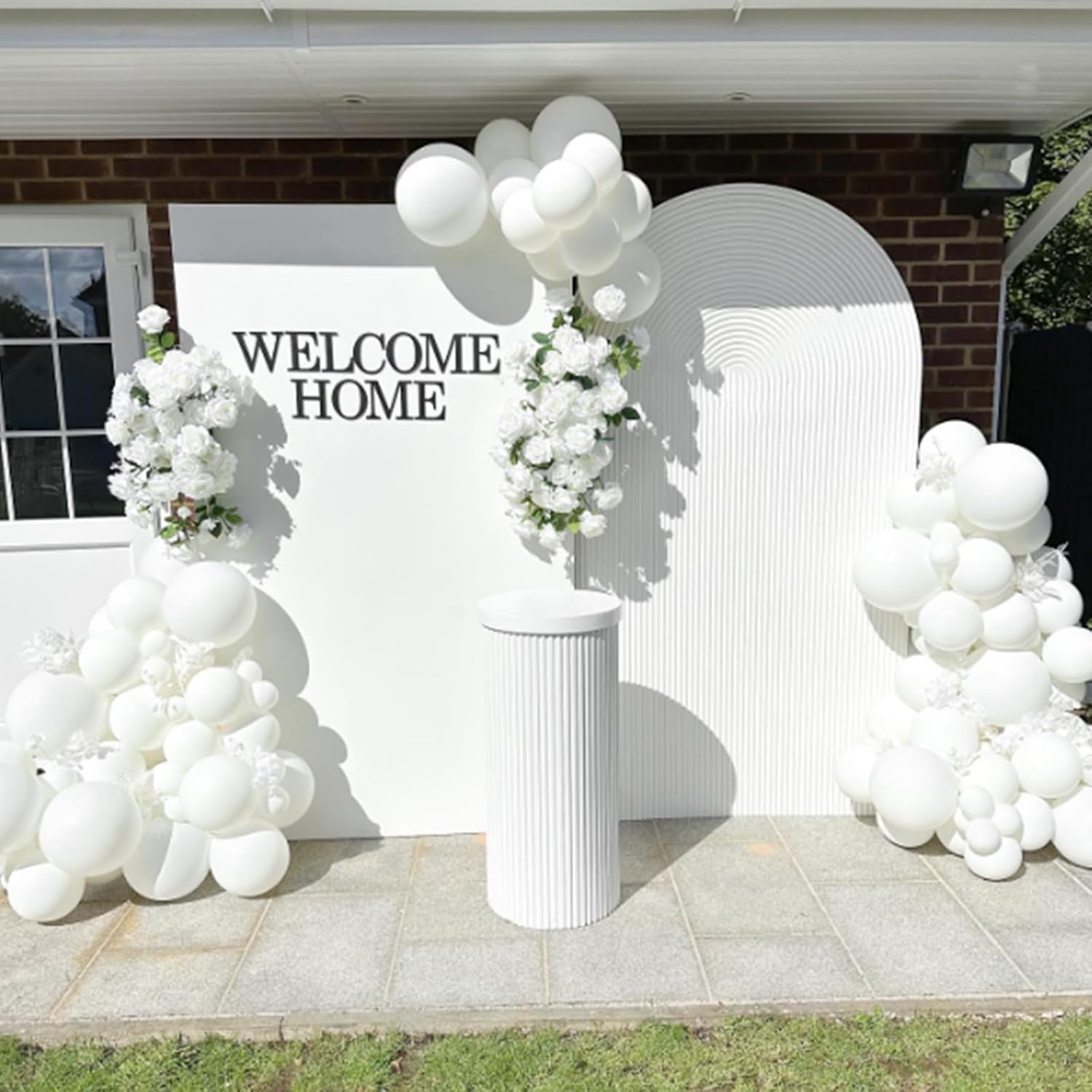 120pcs White Balloon Arch Kit for Party Decor