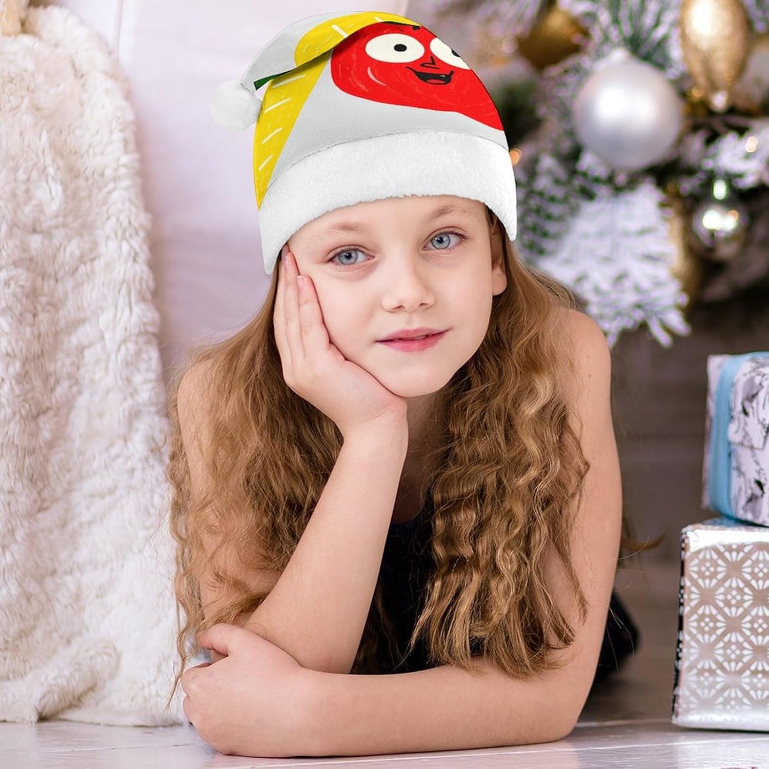 NWGHM Christmas Hat Cartoon Vegetable Fruit Novelty Headwear