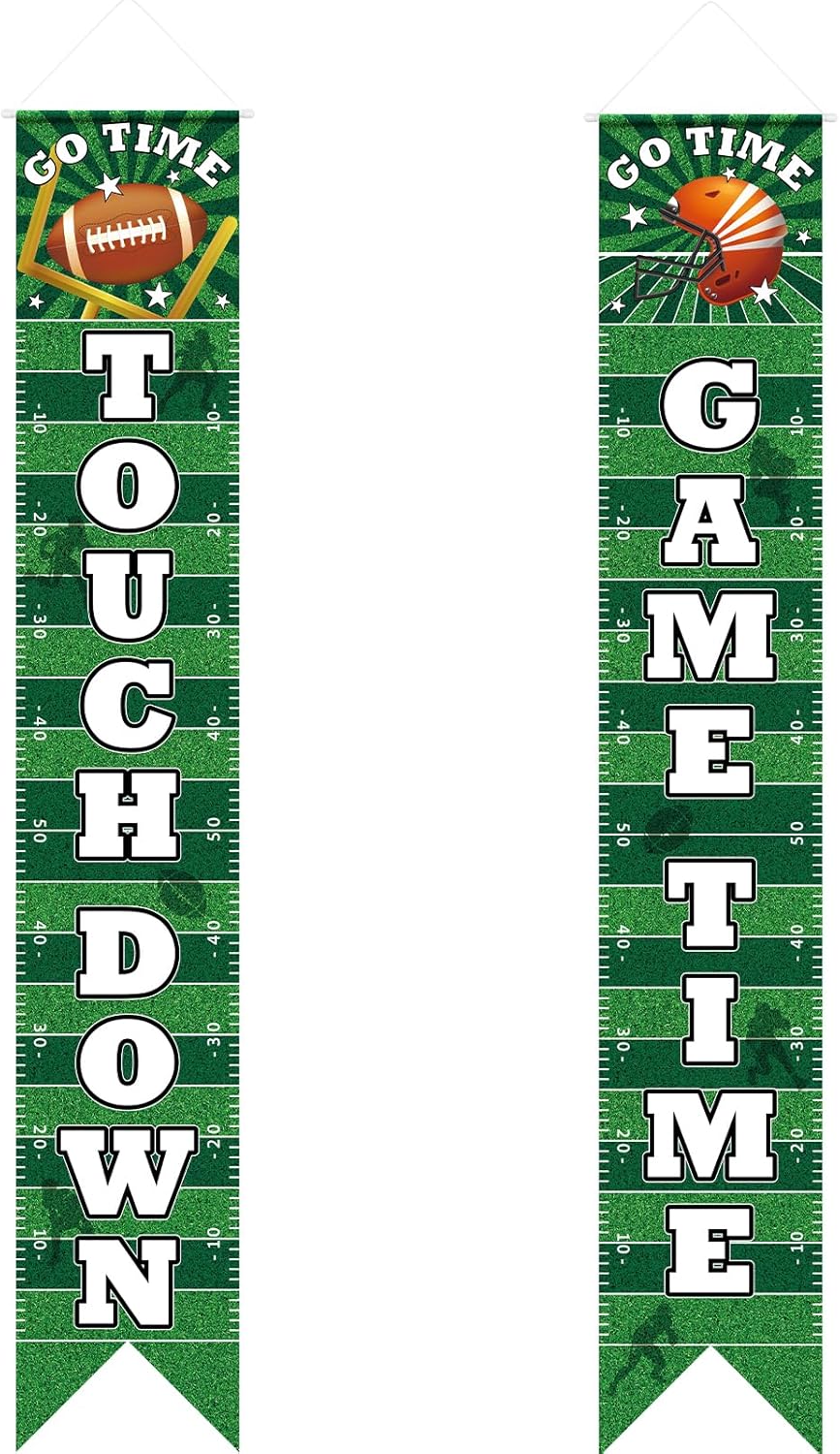 Hooqict Football Banners for Party Decorations