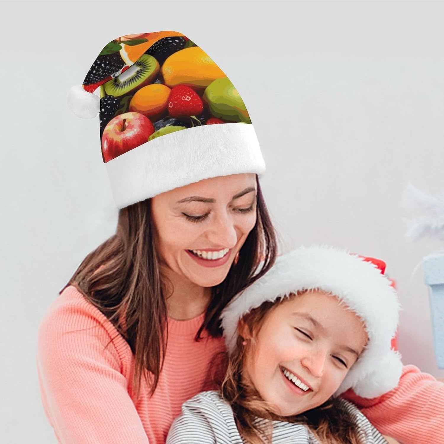 Colorful Fruit Santa Hat Christmas Party Headwear