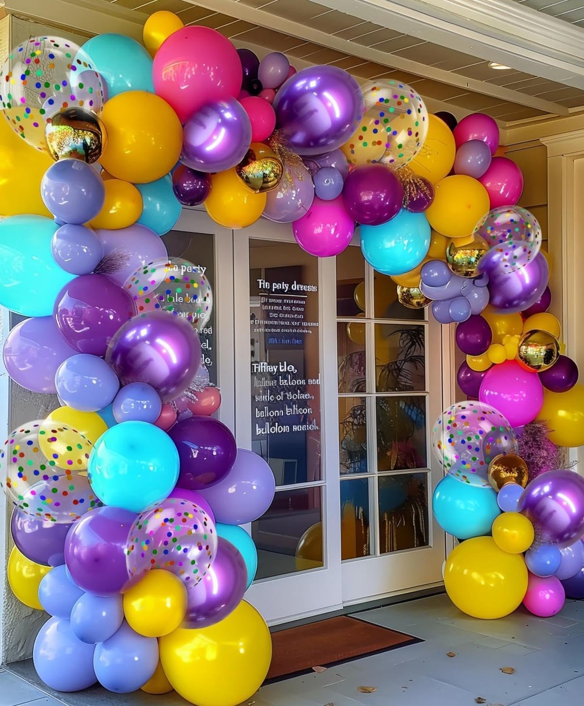 300 Pcs Mermaid Balloons Set for Birthday Parties
