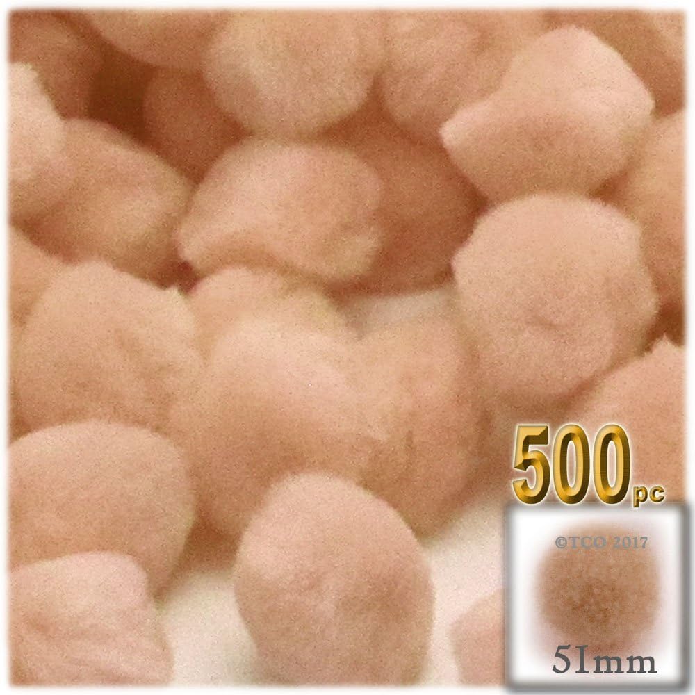 The Crafts Outlet 500-Piece Multi-Purpose Pom Poms