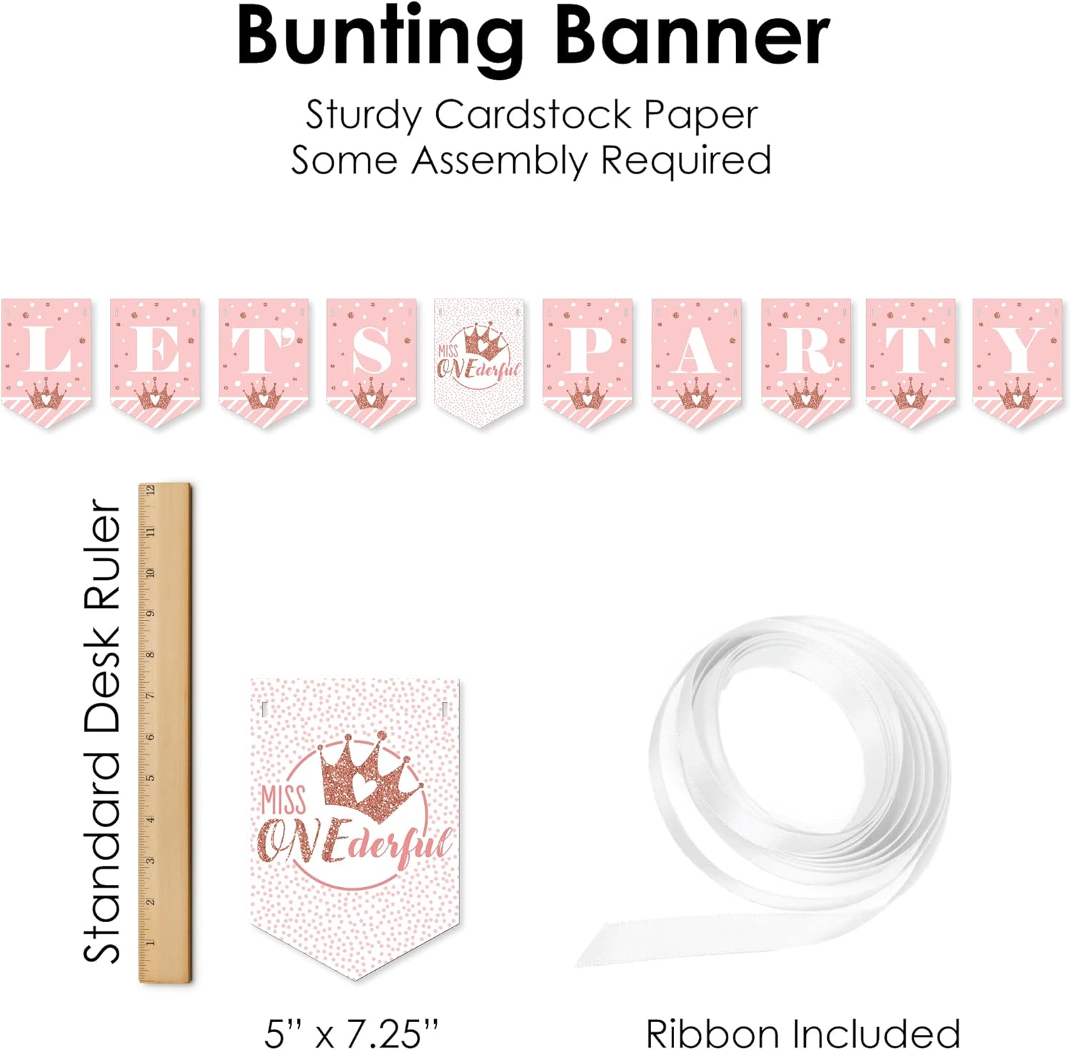 1st Birthday Decor Kit - Little Miss Onederful