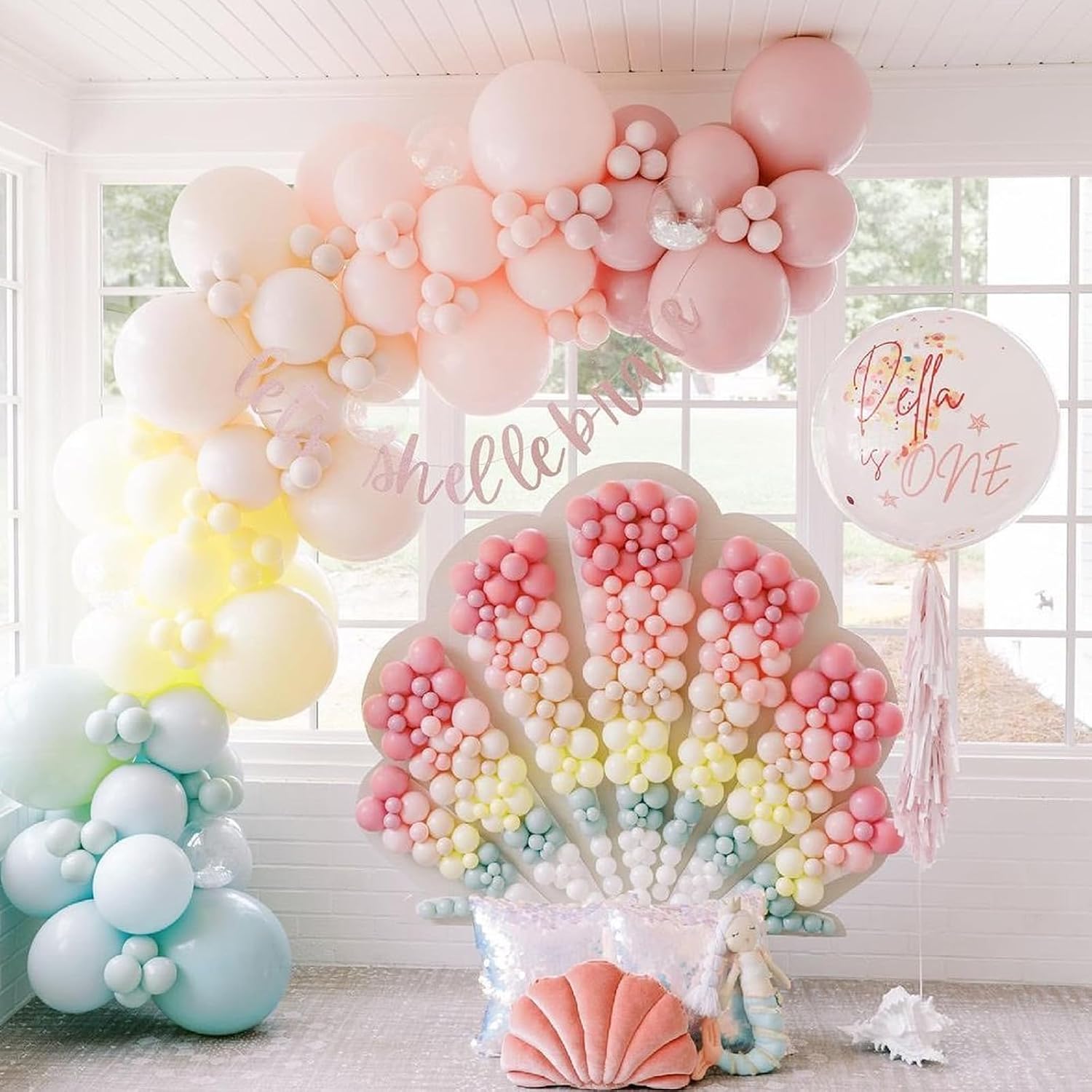 60 PCS Pastel Latex Balloons for Birthday Wedding Decor
