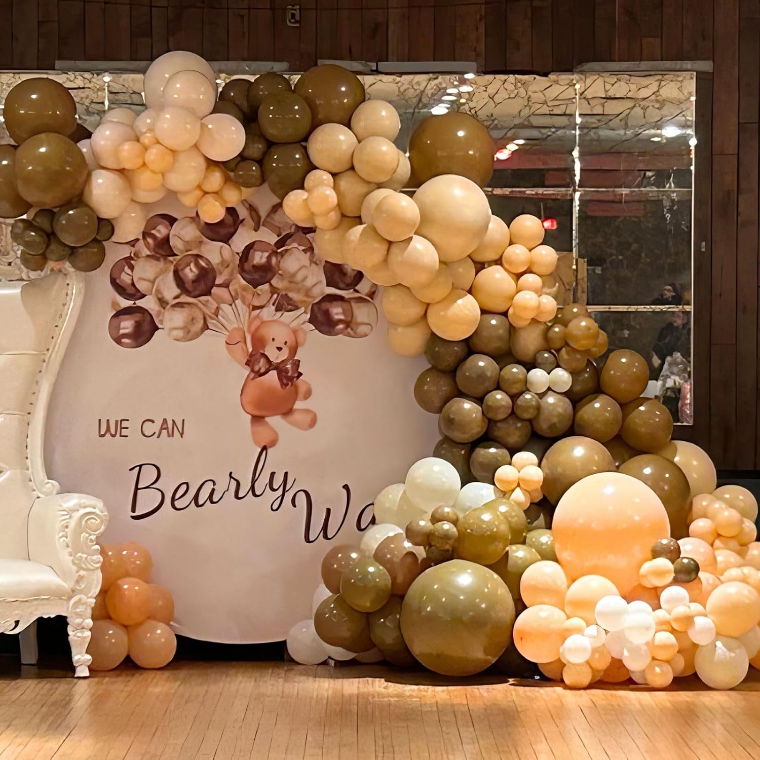 Brown Balloons Set 35 Pcs 12 Inch Neutral Party Decorations