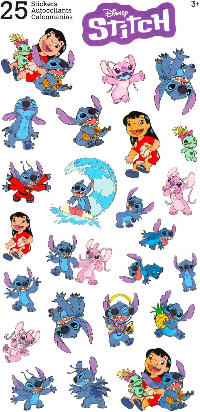 Disney Stitch Reusable Tumbler Cup Pack 6 Piece