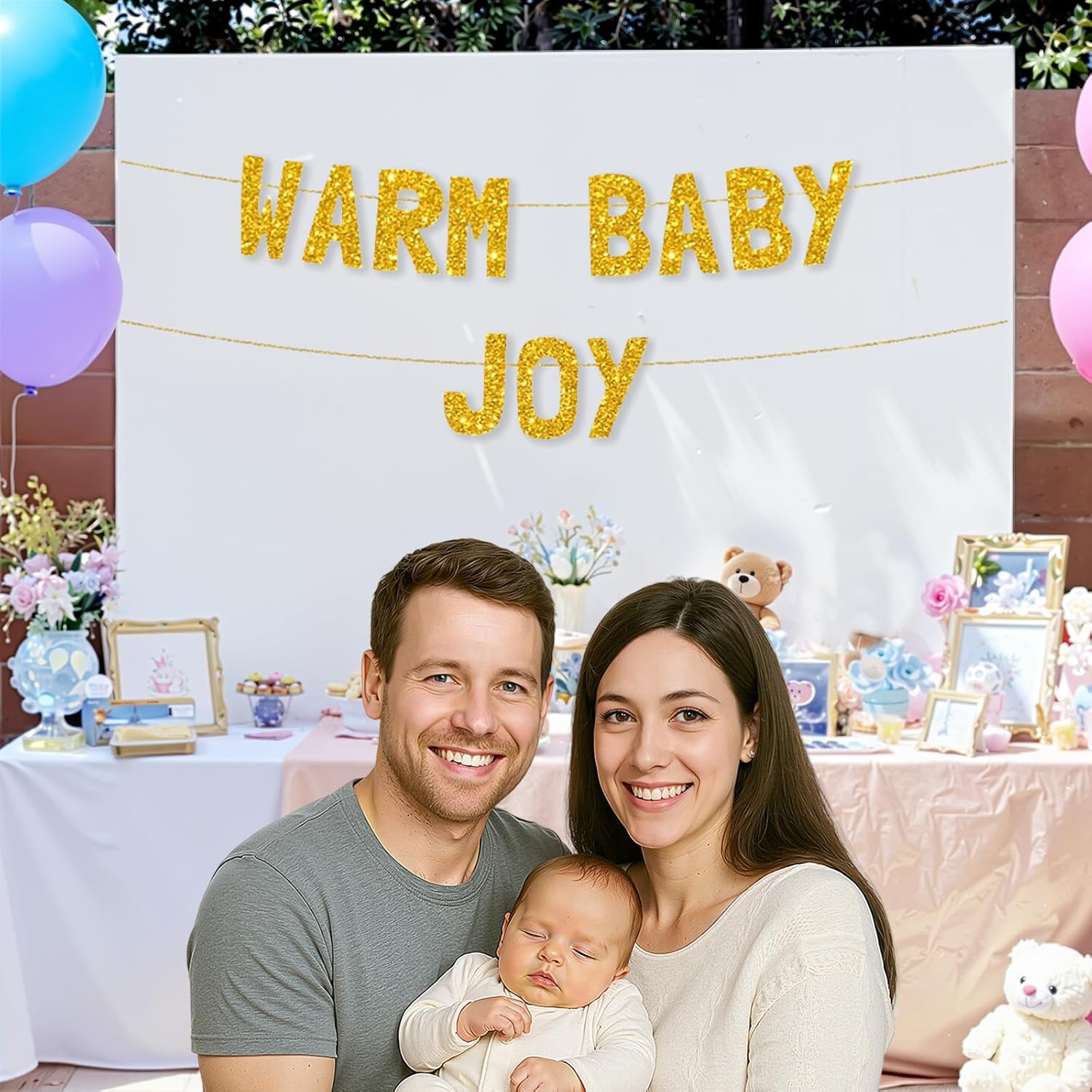 Meowoo Warm Baby Joy Decoration Banner