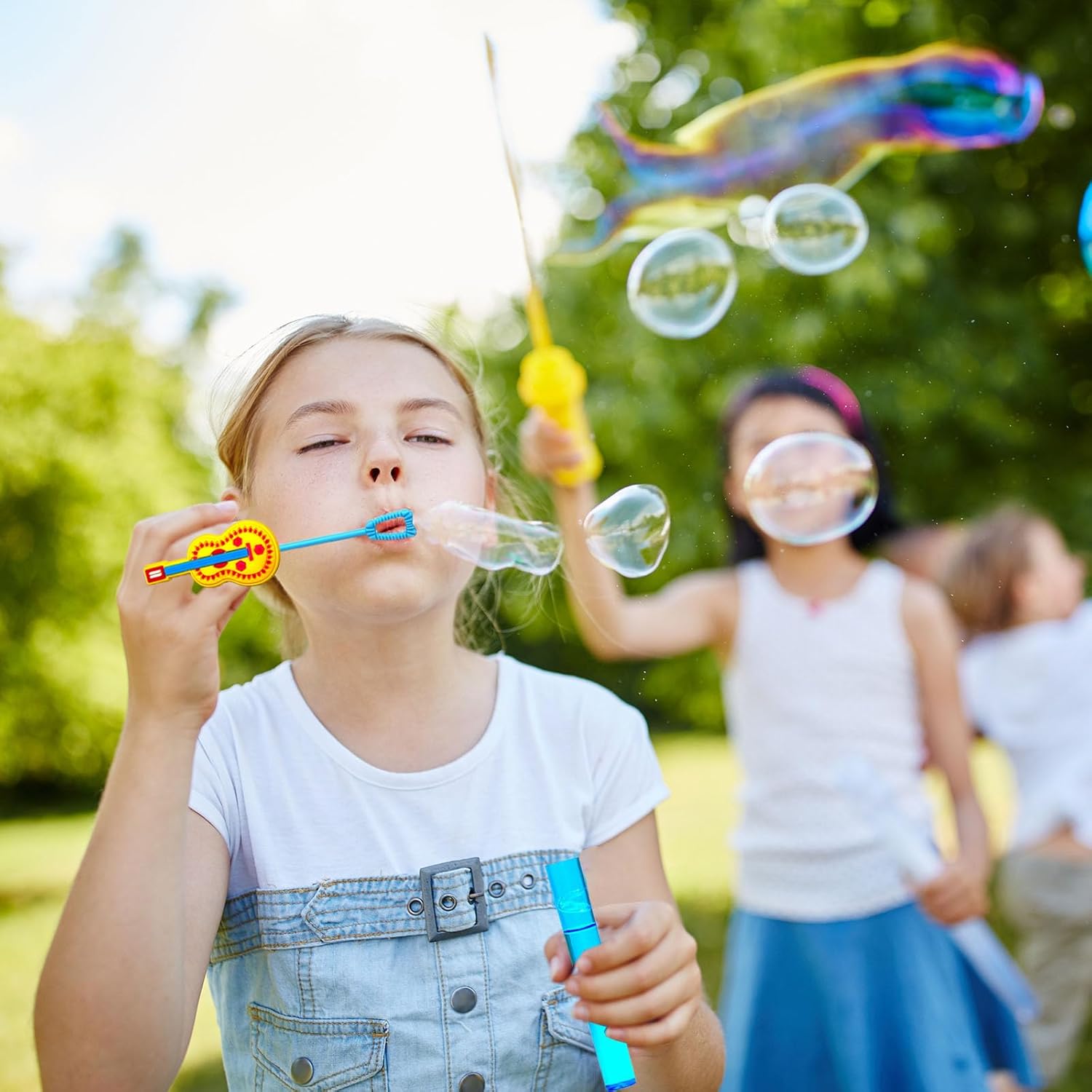 Uoyoi Fiesta Party Favors 24Pcs Bubble Wand Set