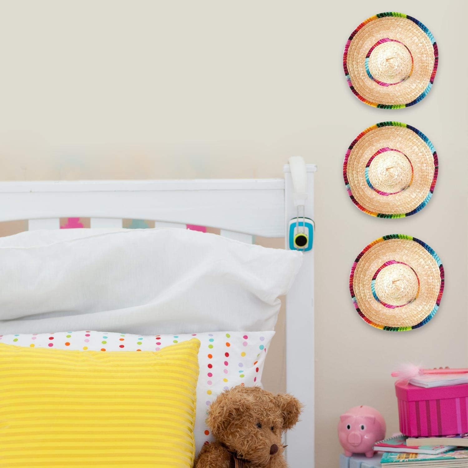 BTYMS 8 Piece Mini Sombrero Party Hats