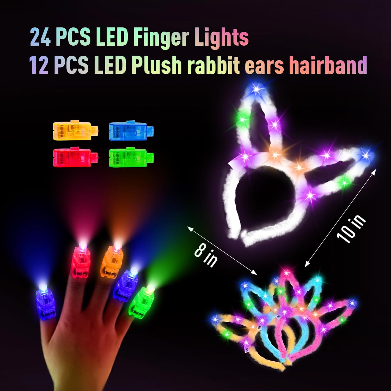 160 PCS Glow Sticks Party Pack with LED Glasses