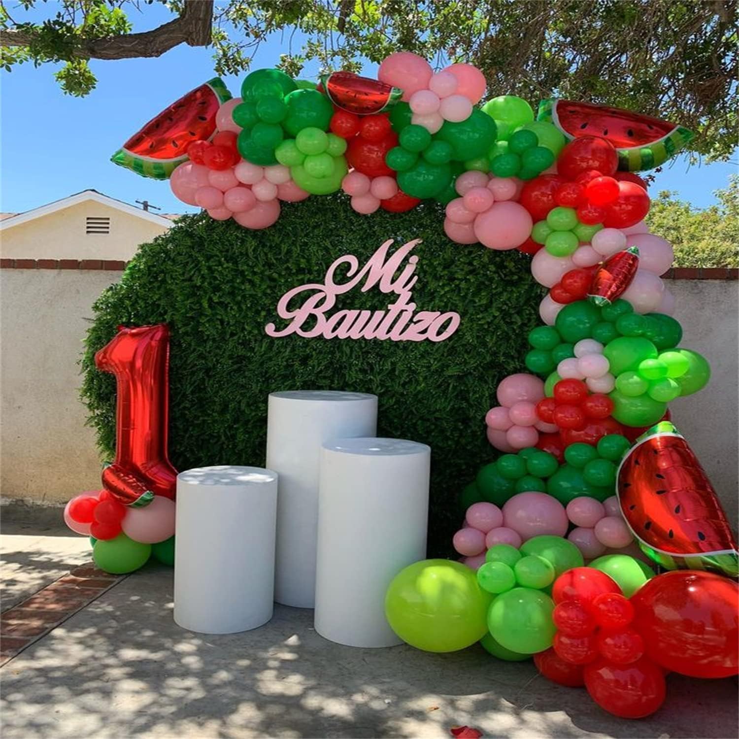 145 Pcs Watermelon Party Decorations Balloon Kit
