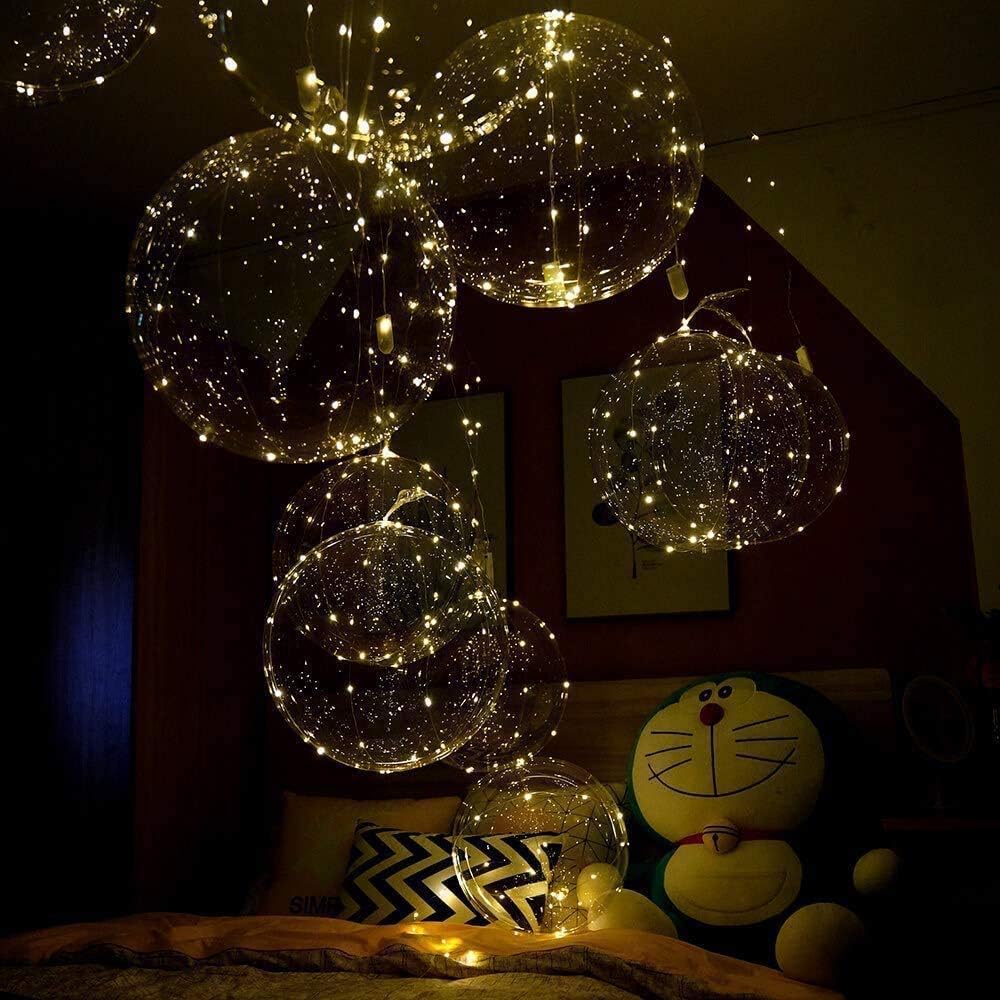 Guguda Party Led Balloons 18 Pack Warm White