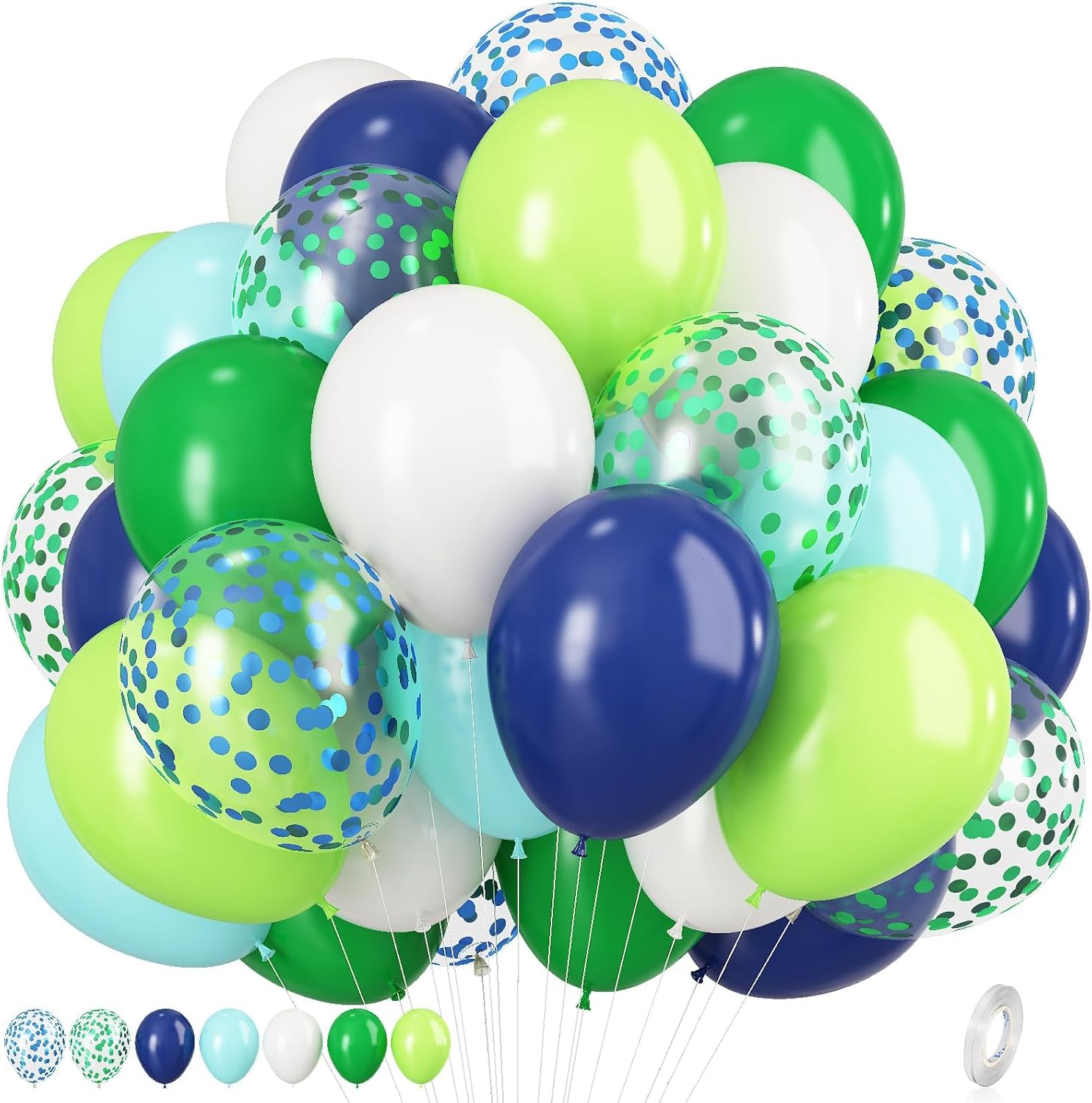 KEPMOV 12 Inch Balloons Party Decor Kit