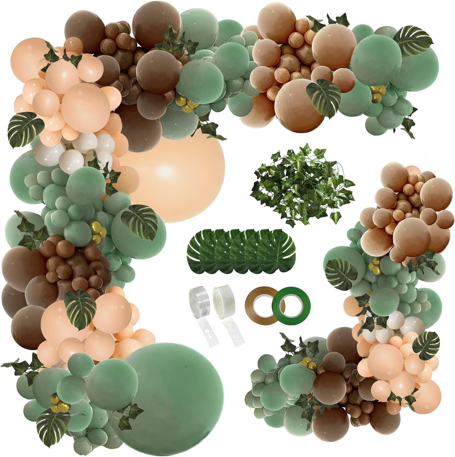 PERPAOL 148PCS Safari Balloon Garland Kit