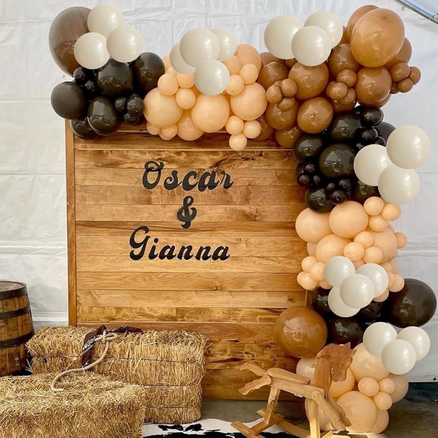 Brown Balloons Set 35 Pcs 12 Inch Neutral Party Decorations