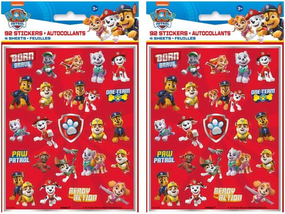Paw Patrol Party Favor Bundle - 8 Loot Bags