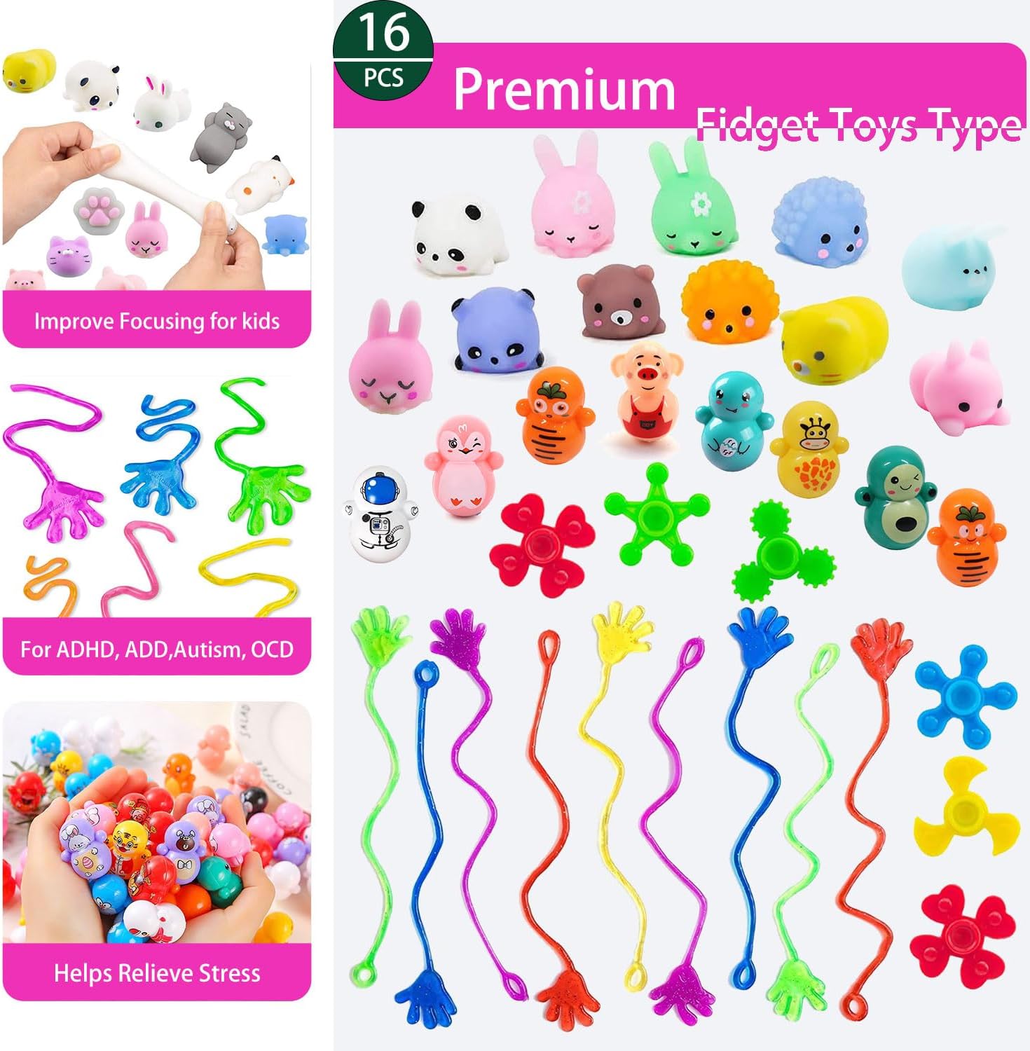 136 Pcs Multi-Item Party Favors for Kids 4-10