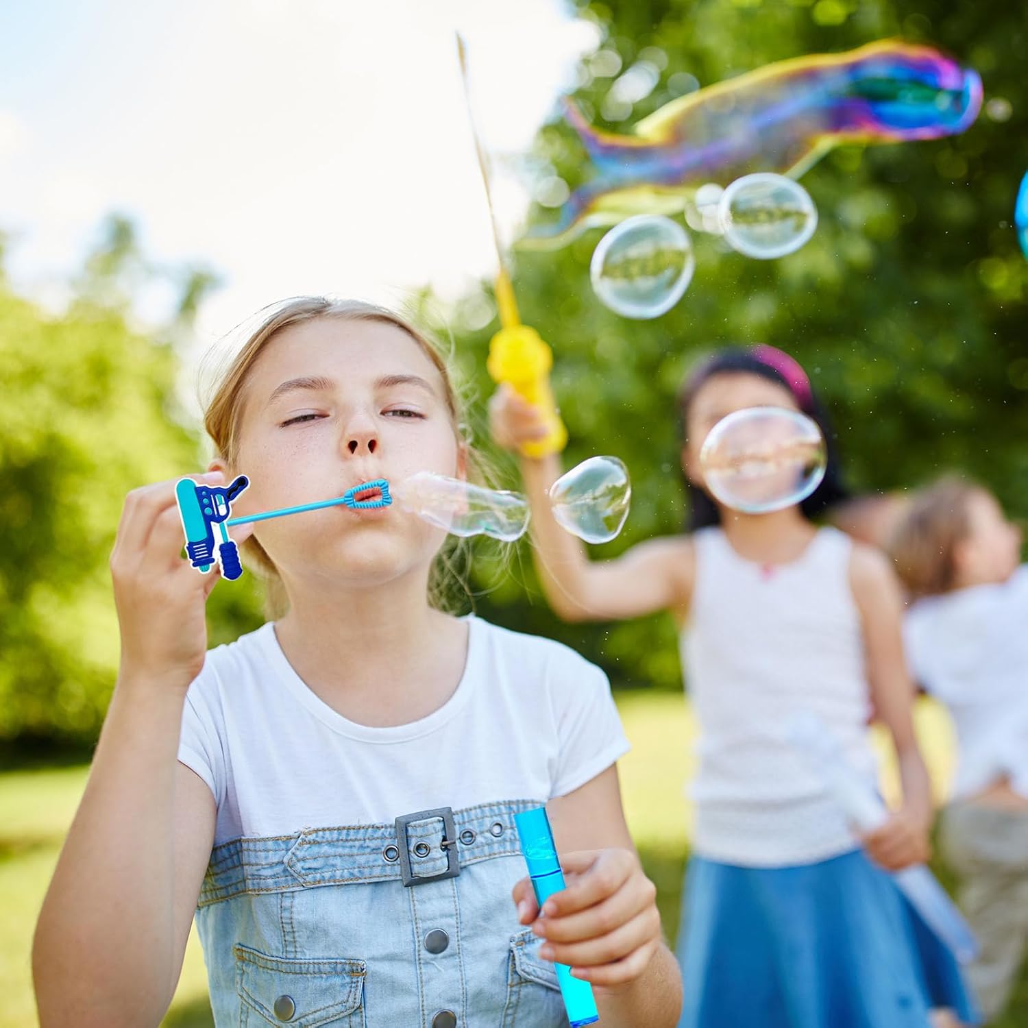 Pool Party Favors 24Pcs Bubble Wands for Kids
