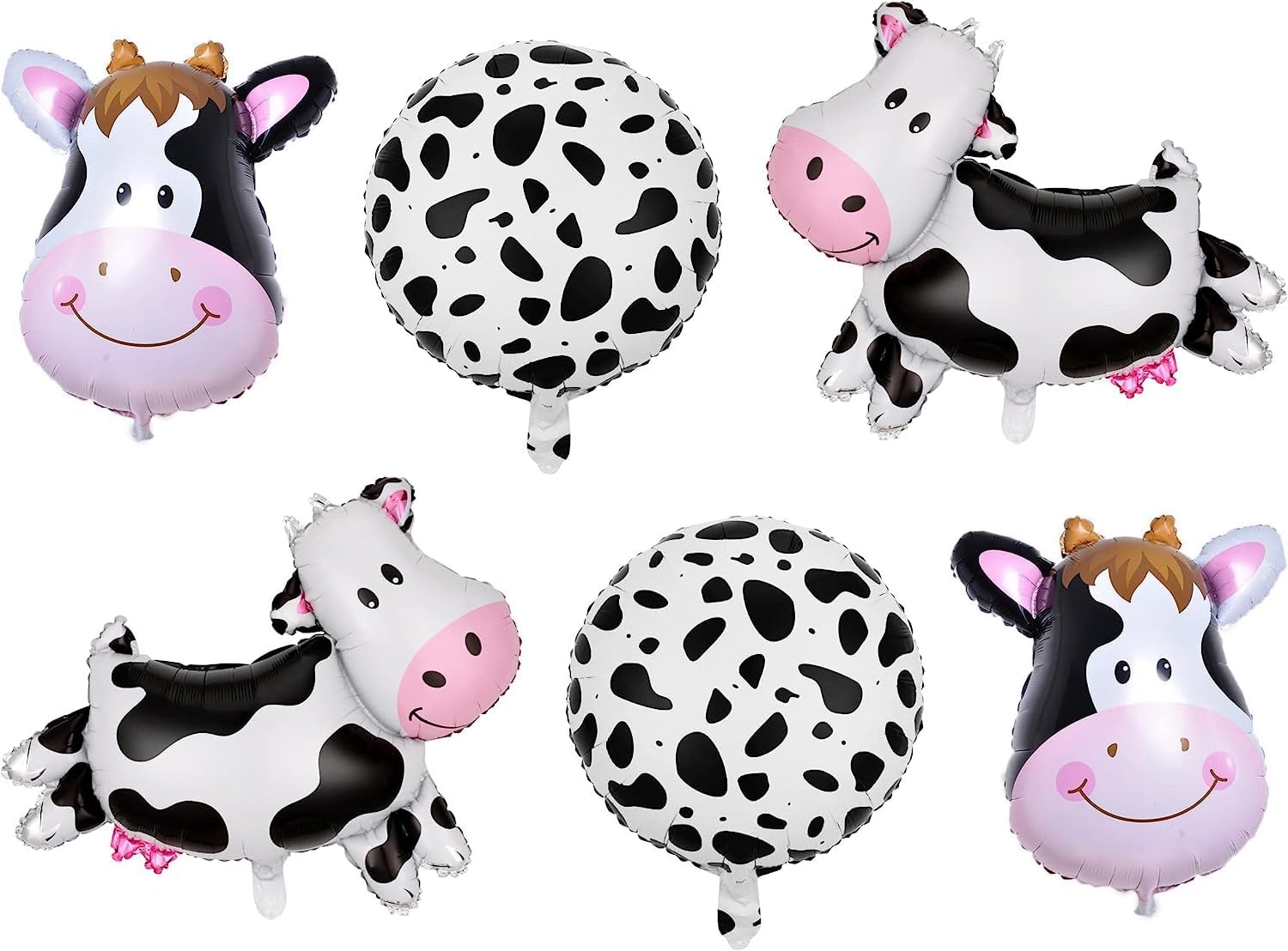 Lousuip Cow Balloons 2nd Birthday Decorations