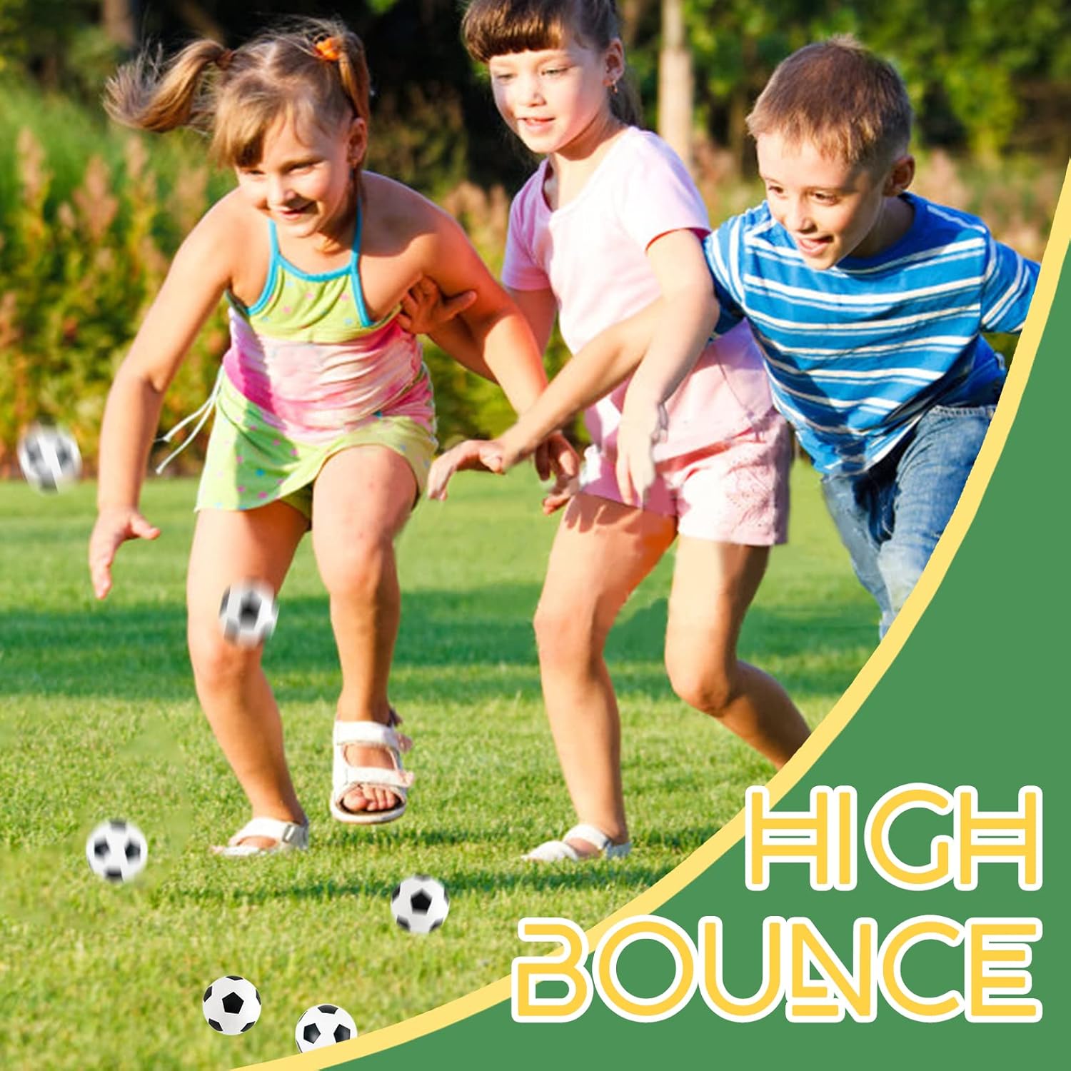 30pcs Mini Soccer Bounce Balls for Stress Relief and Party Favors