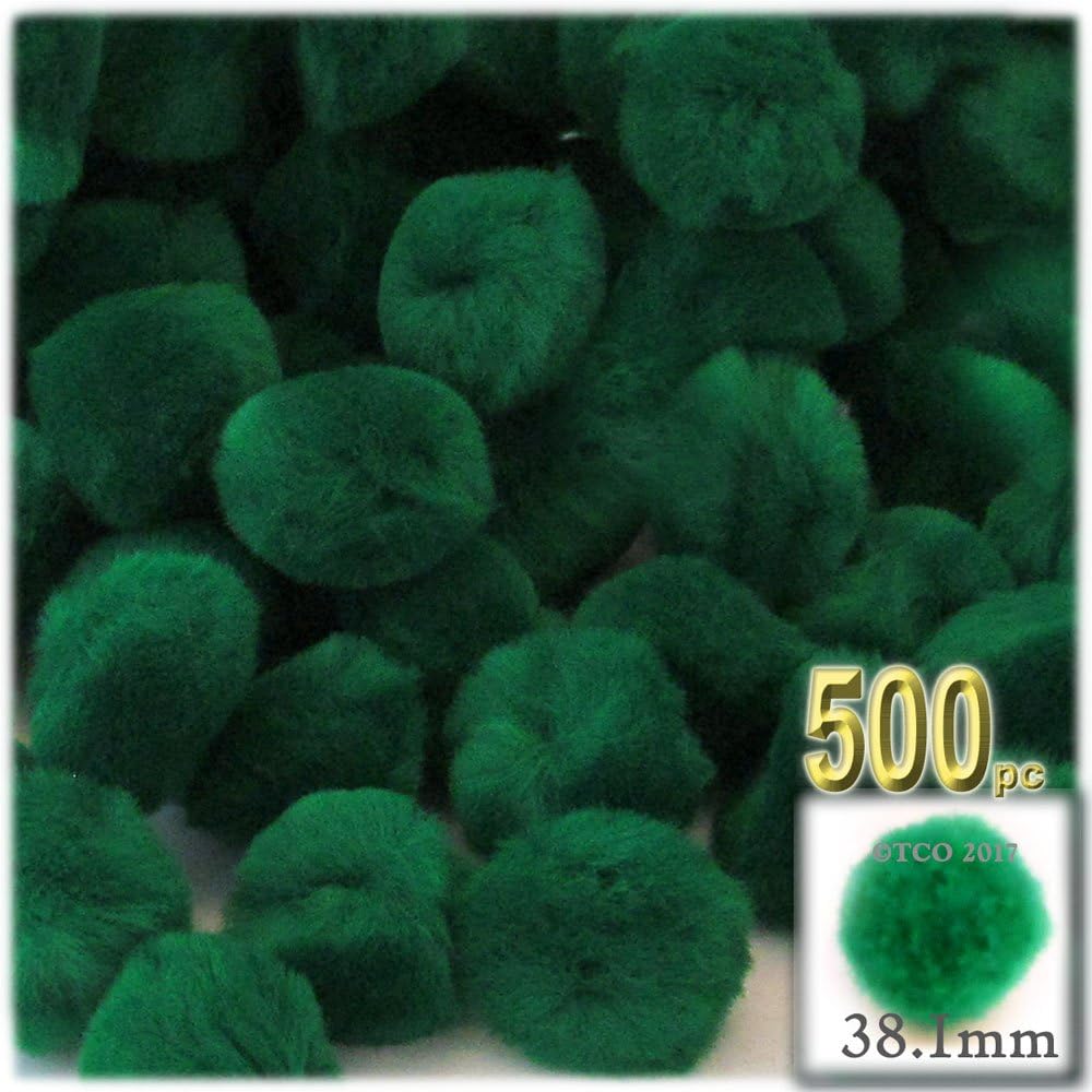 The Crafts Outlet 500-Piece Dark Brown Pom Poms