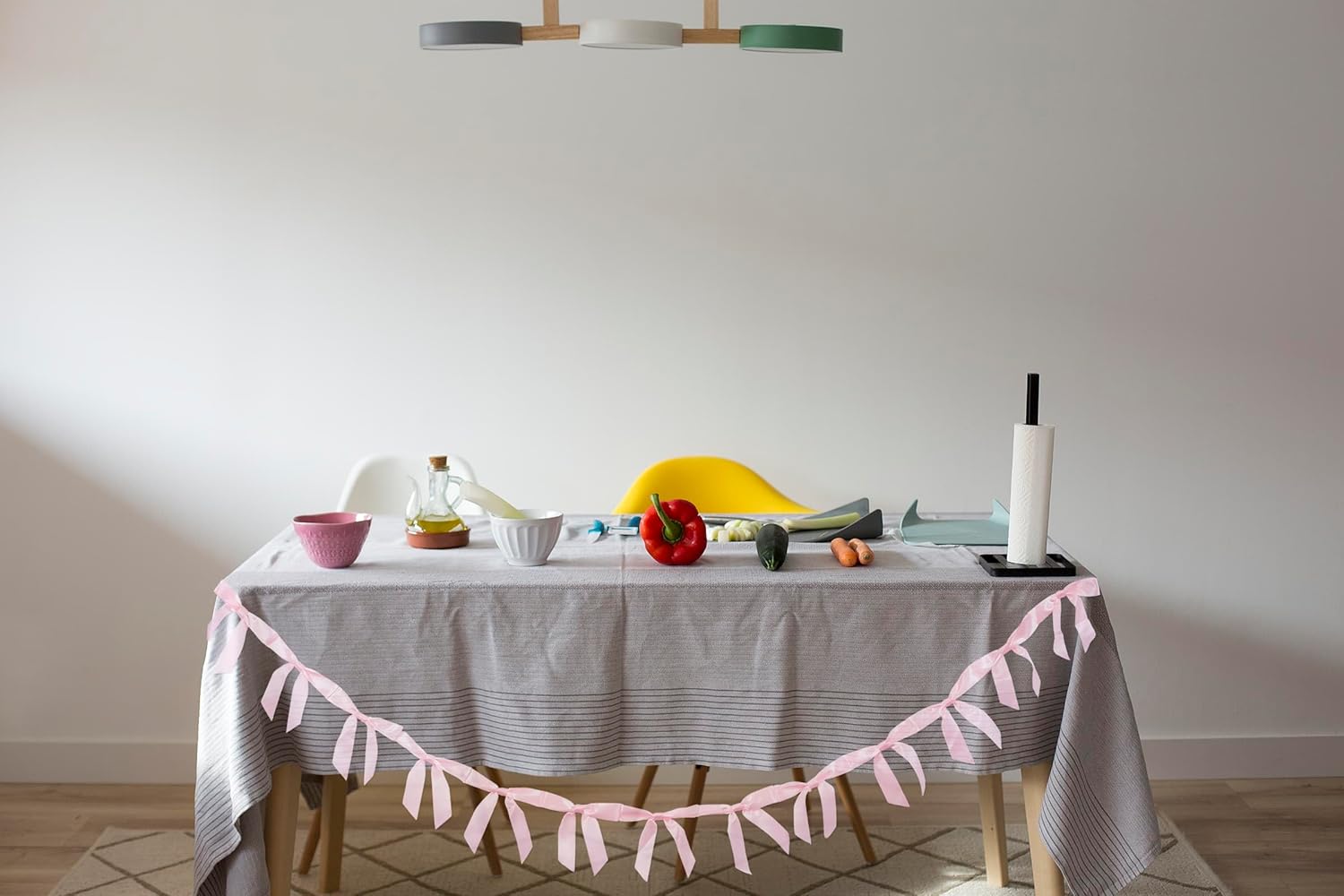 YKW 2 Pack Pink Ribbon Banners 8ft Each 1