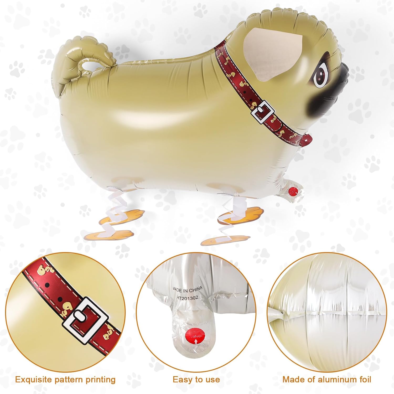 6 Pcs Walking Dog Balloons for Kids and Party