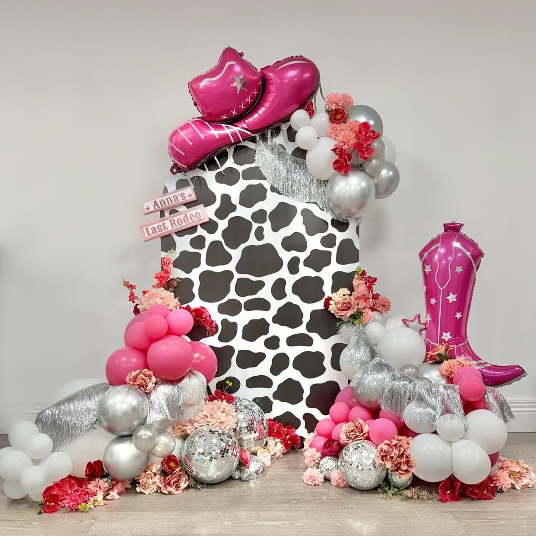 Cowgirl Hat and Boots Foil Balloons for Women