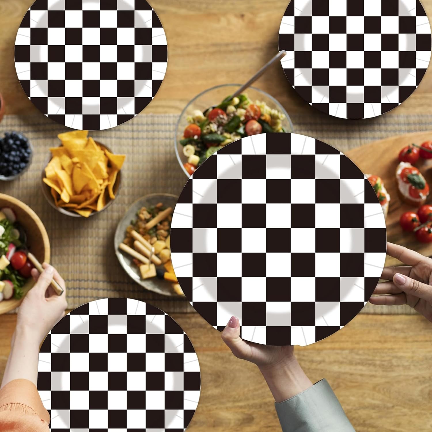 40Pcs Race Car Party Supplies Plates and Napkins