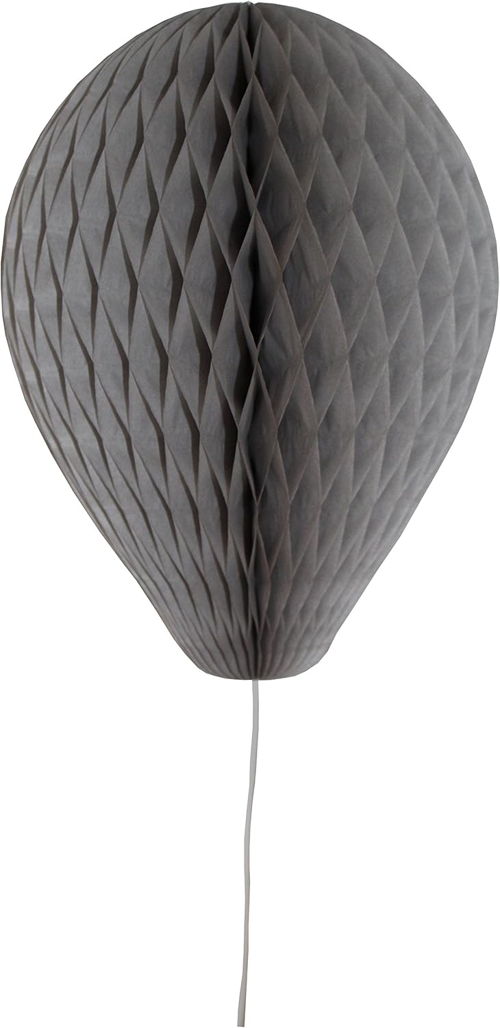 3-Pack 11 Inch Honeycomb Tissue Paper Balloon Gray