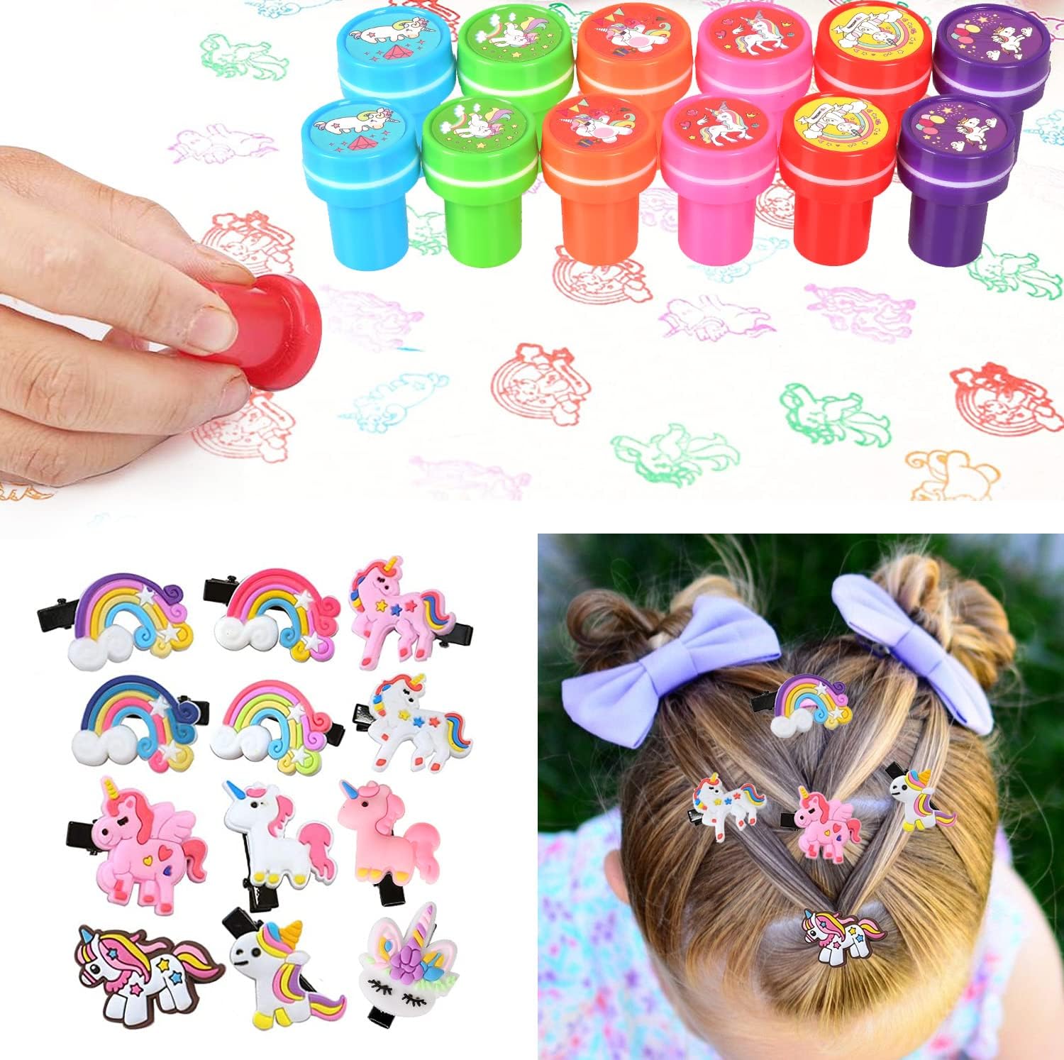 MOVINPE Unicorn Party Favors Multi-Item Gift Cups