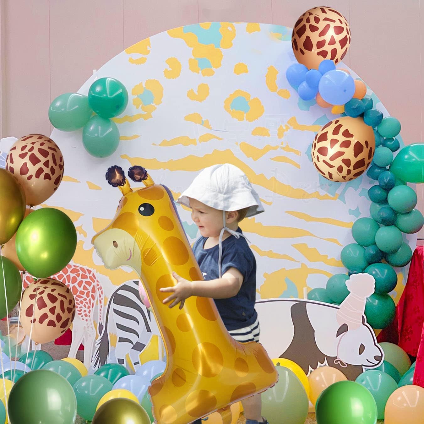Giraffe Wild One Balloons 40 Inches Birthday Decorations