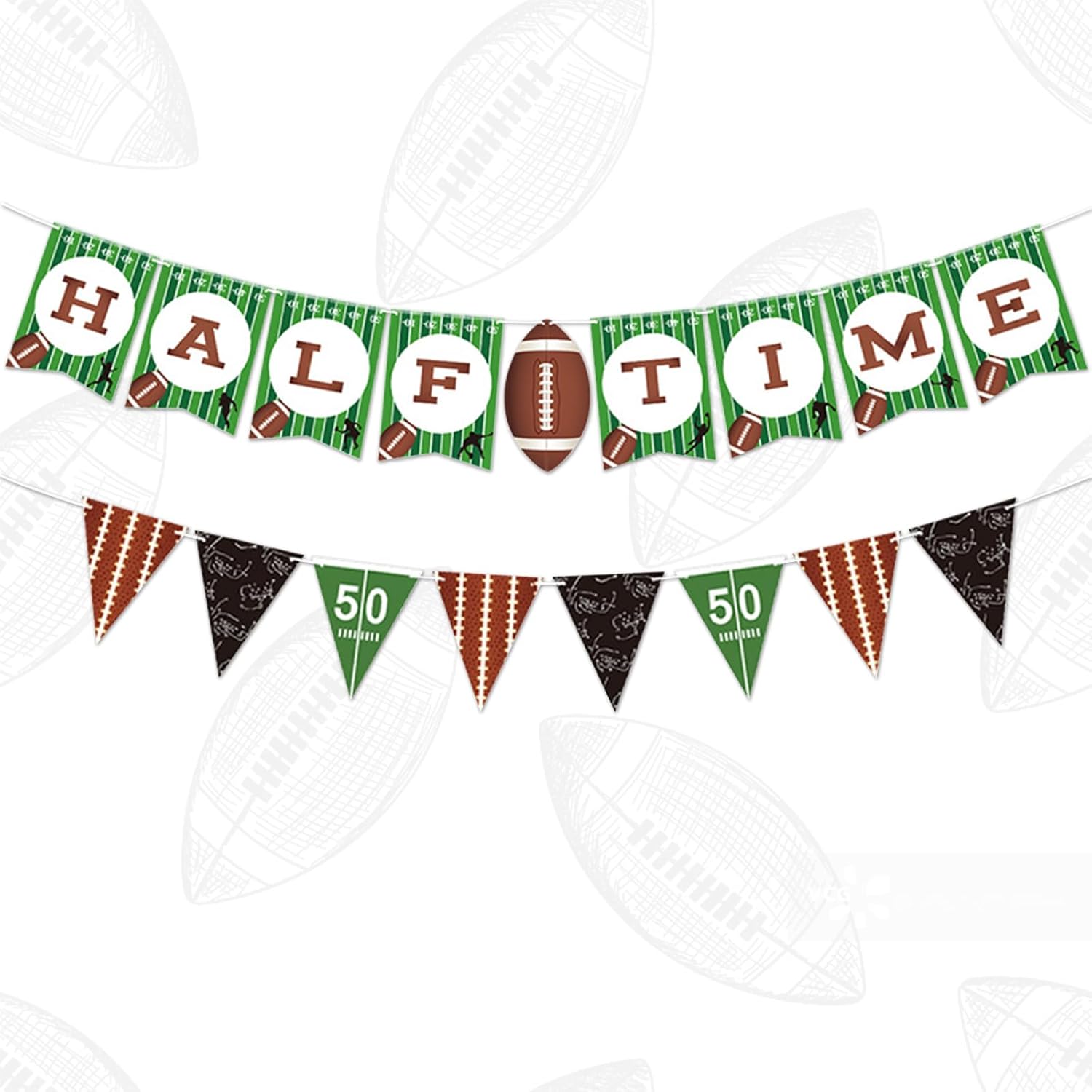 American Football Banners for Sports Party Decorations