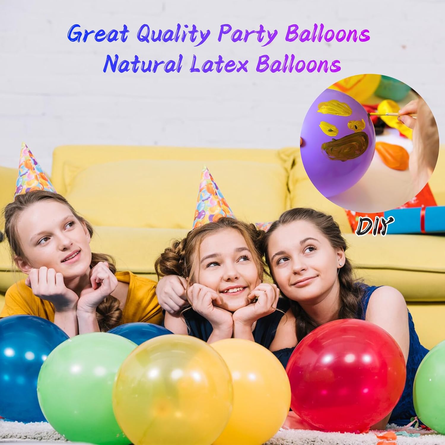 110PCS Rainbow Balloons 12 Inch Party Decorations