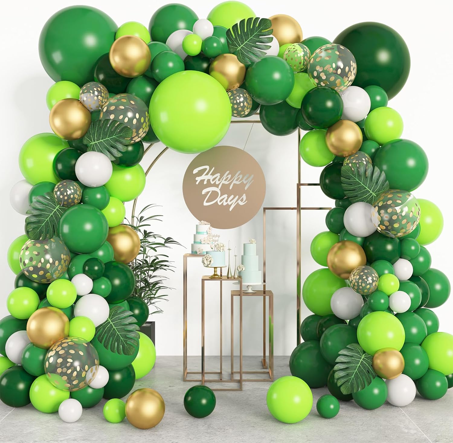 Amandir Jungle Party Balloons Garland Arch Kit