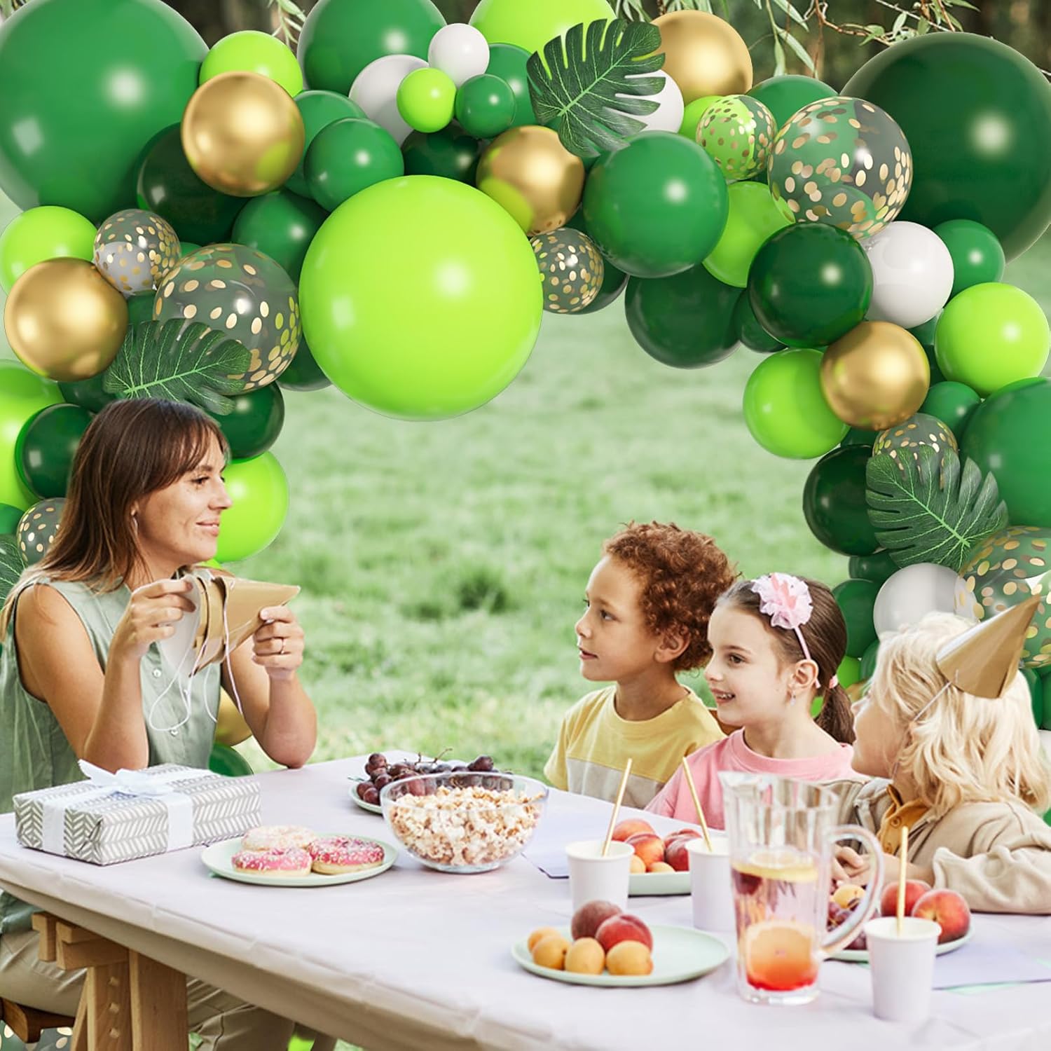 Amandir Jungle Party Balloons Garland Arch Kit