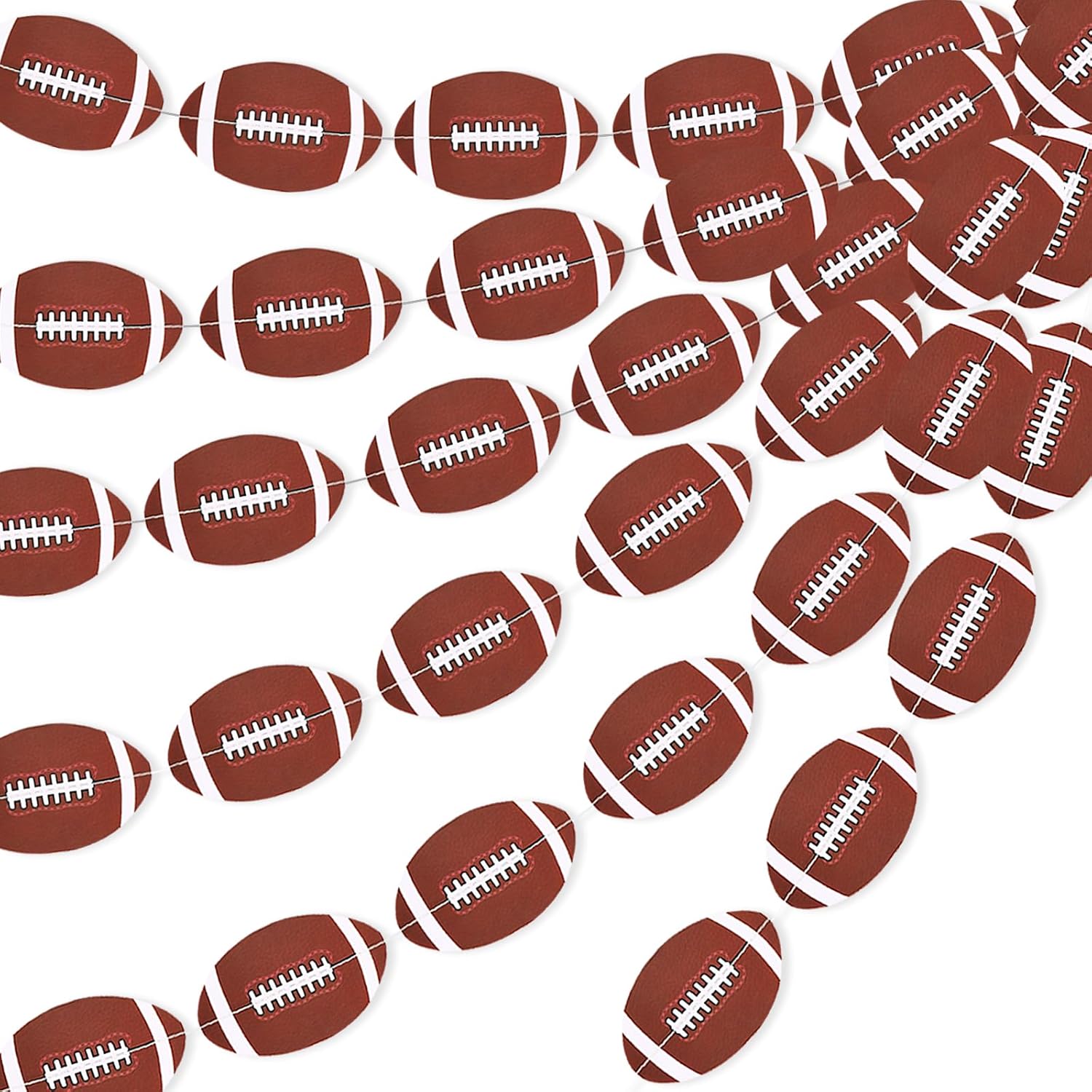 FOIMAS Football Hanging Garlands 8pcs Party Decorations