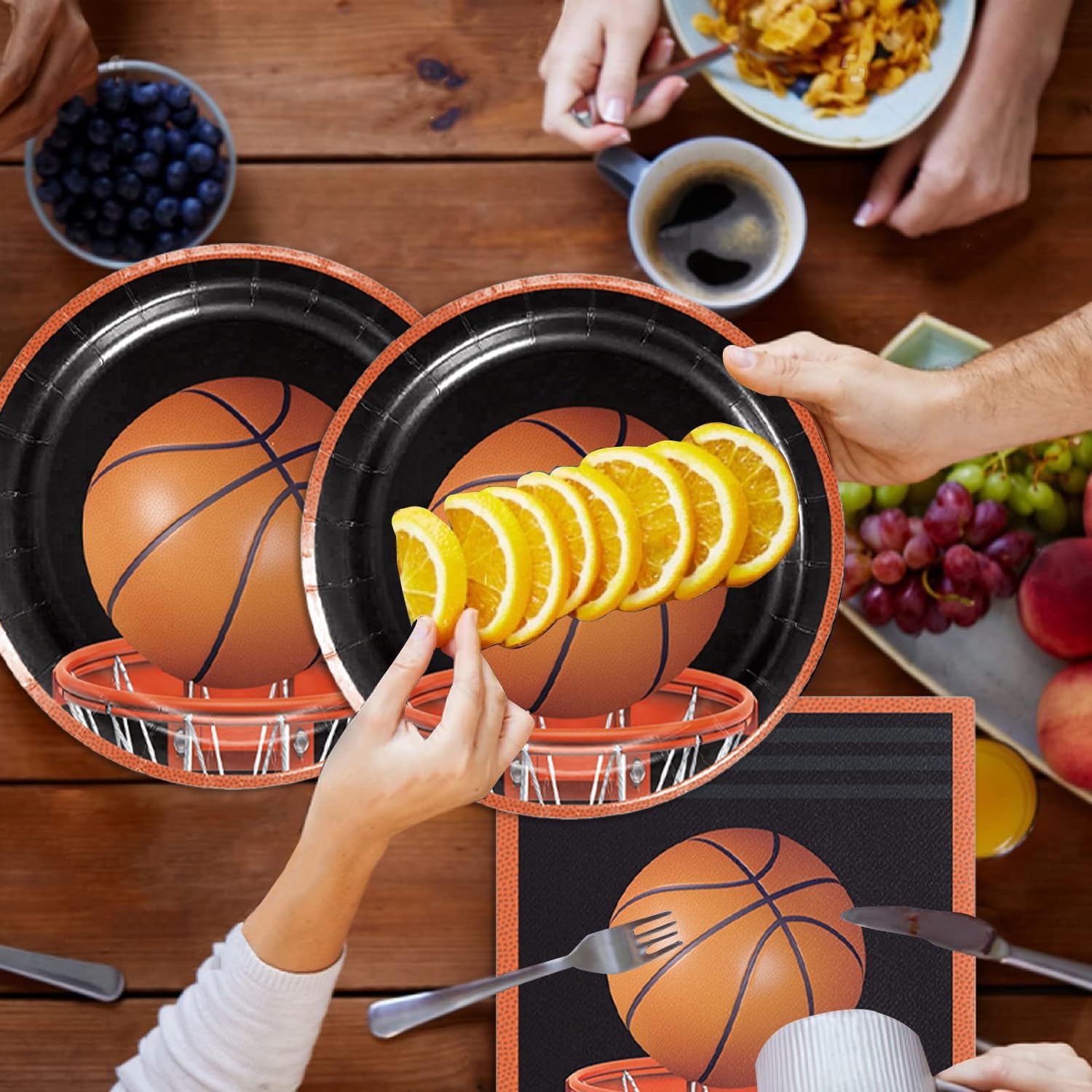 40Pcs Basketball Party Decorations Set
