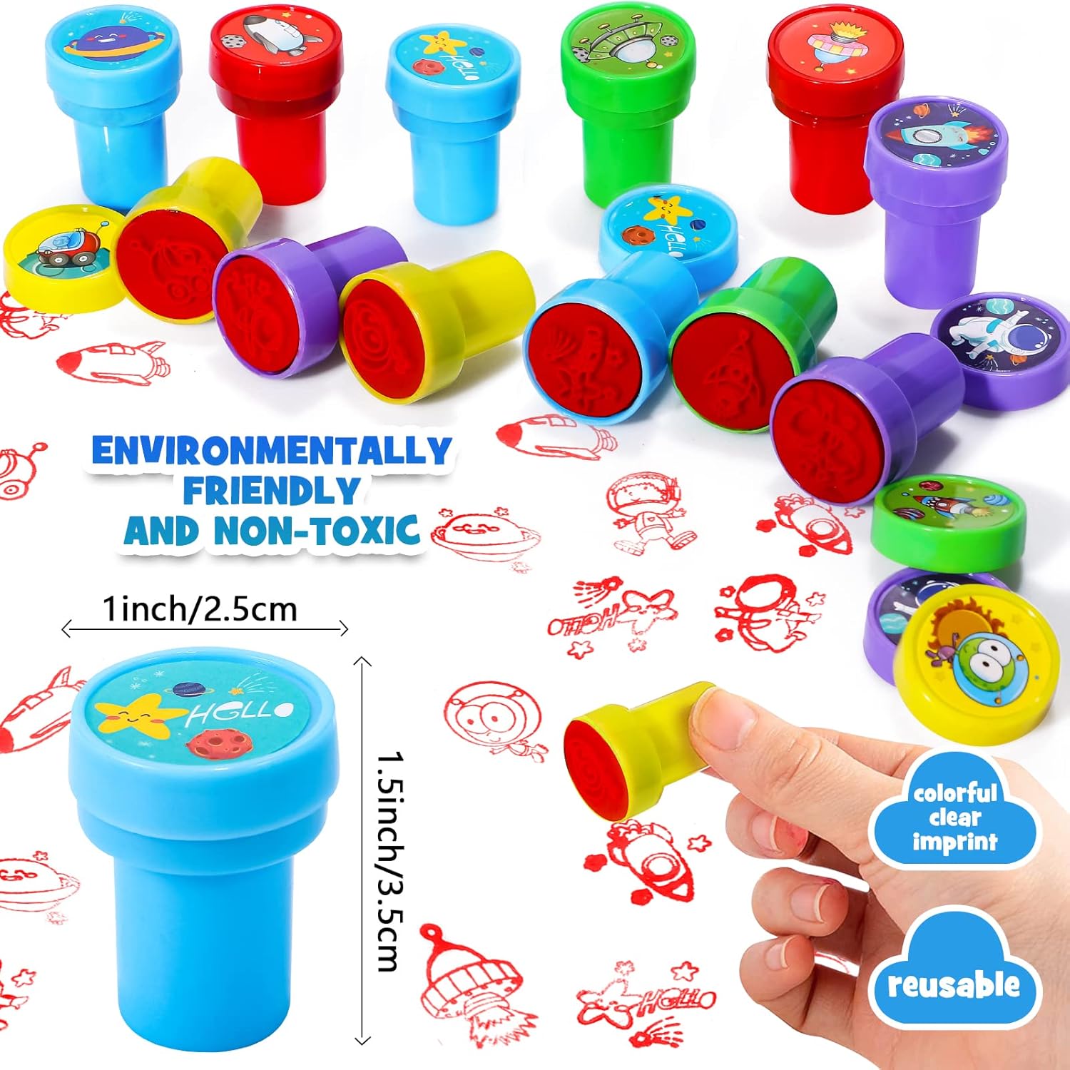 Golray 84pcs Space Party Favors Kit for Kids
