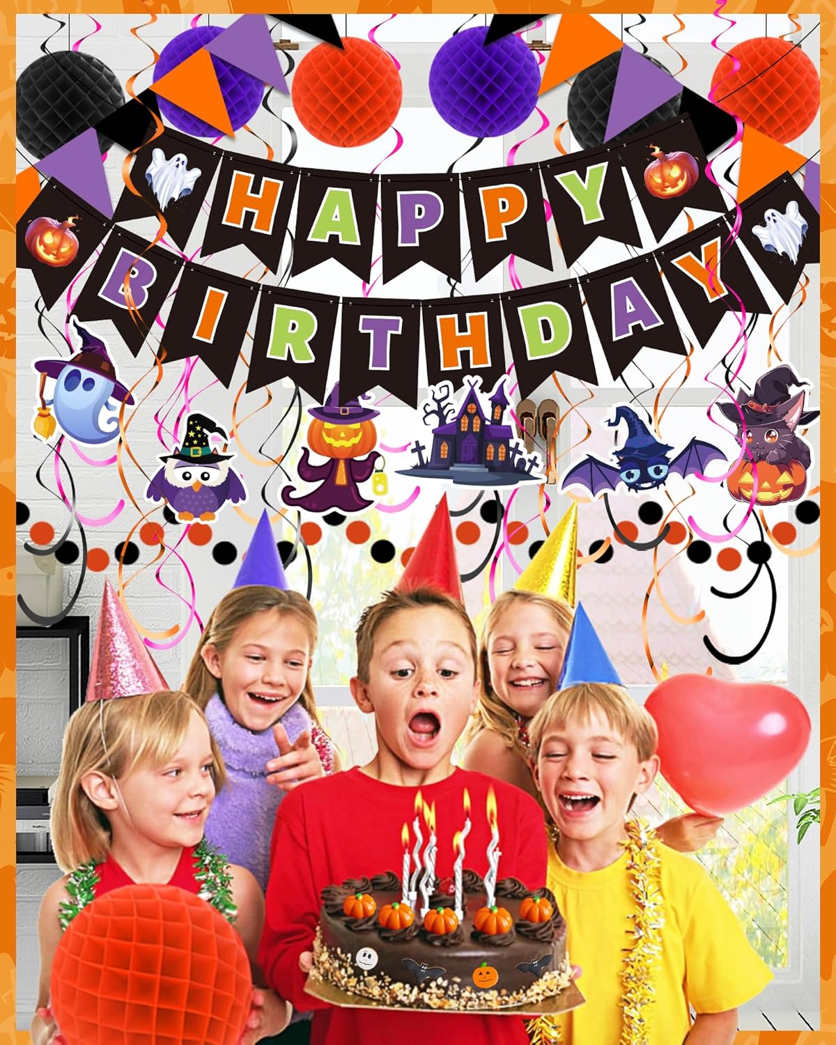 Halloween Birthday Party Decorations Set