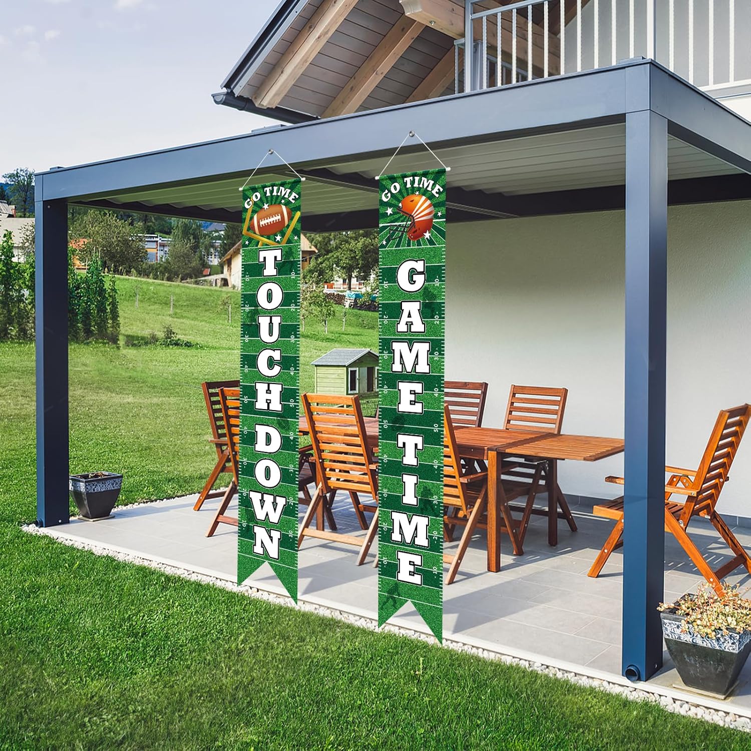 Hooqict Football Banners for Party Decorations