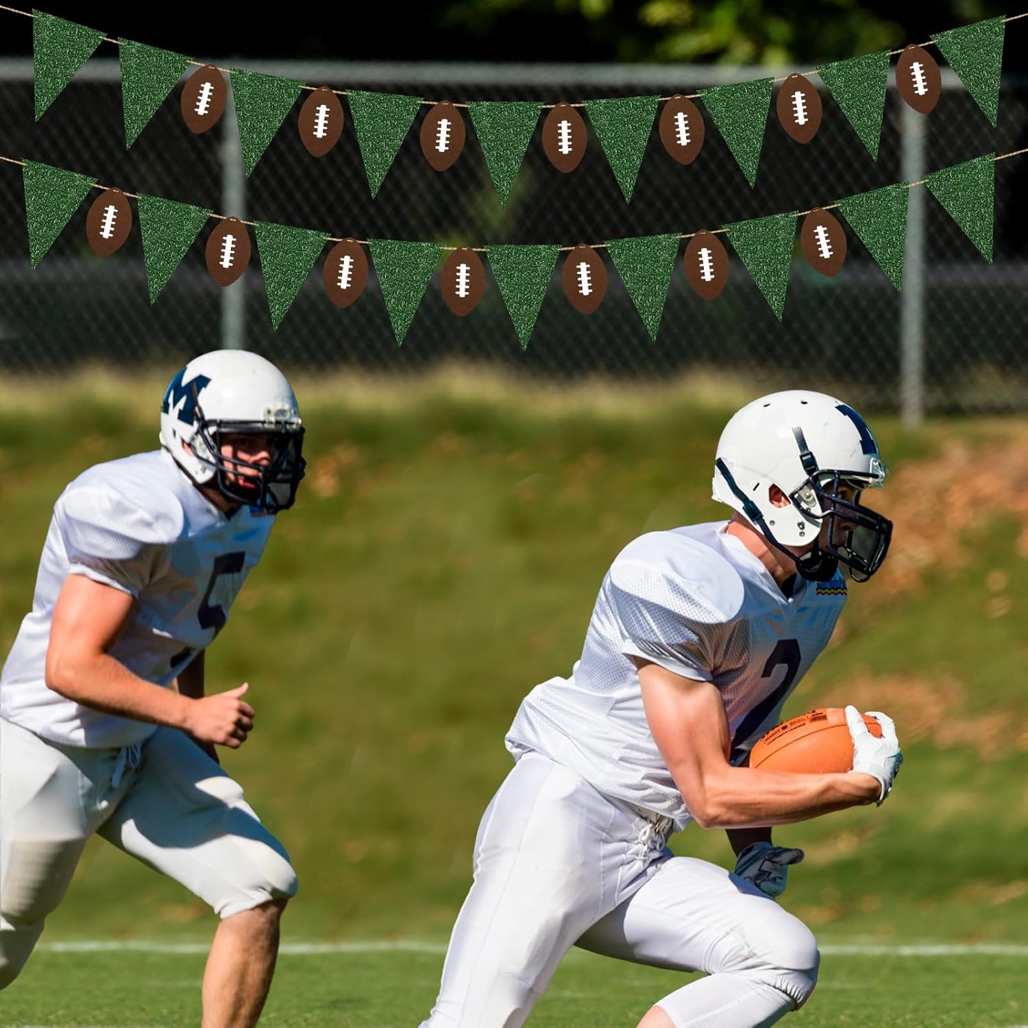 Janinka Football Party Decorations 115ft Garland