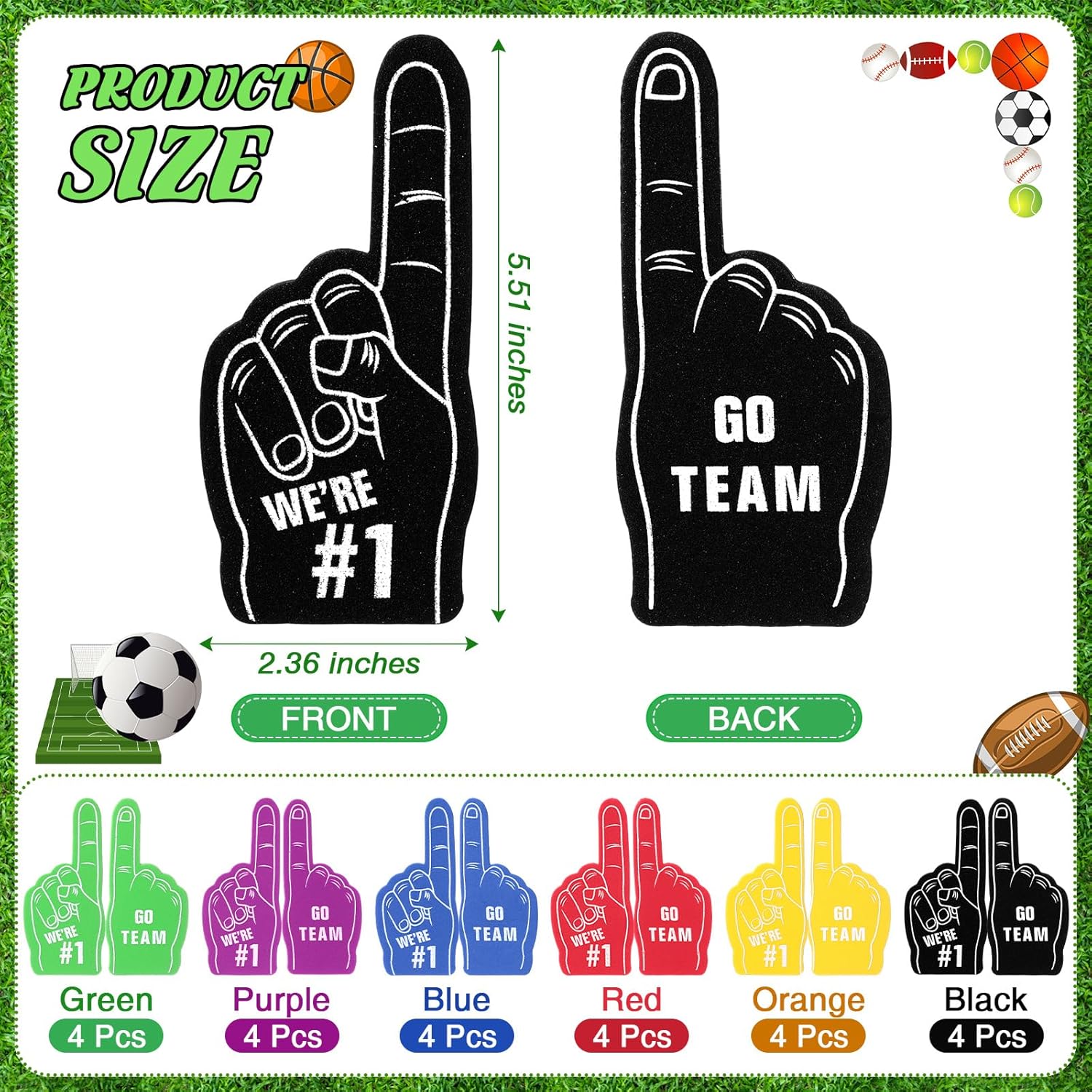 Aoriher 120 Pcs Sports Party Favors Set for Kids