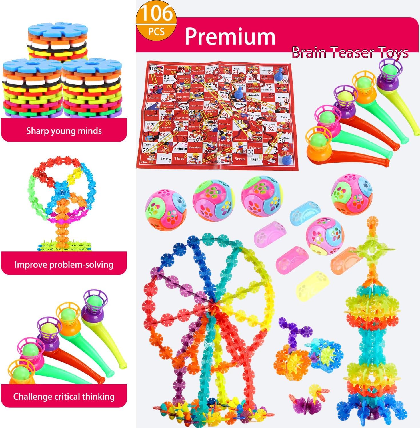 300 PCS Premium Kids Party Favors Assortment