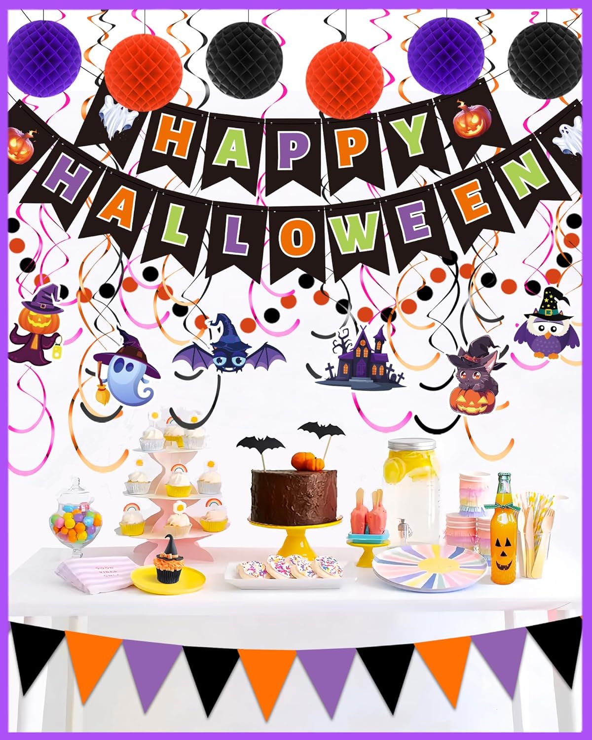 Happy Halloween Banner Party Decorations