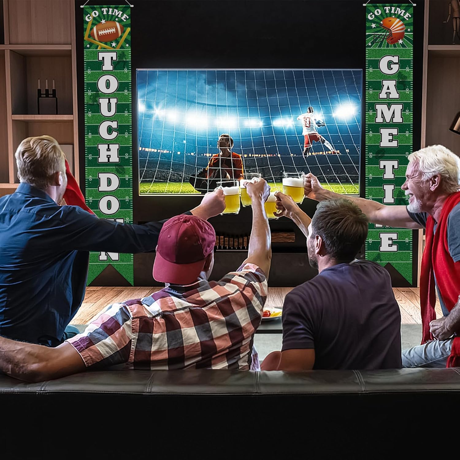 Hooqict Football Banners for Party Decorations